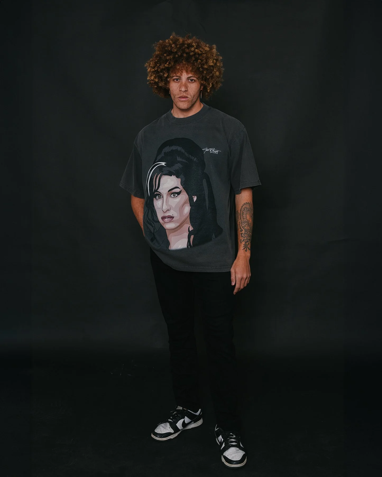 Amy Big Face | Oversized Shadow Graphic Tee - Image 2