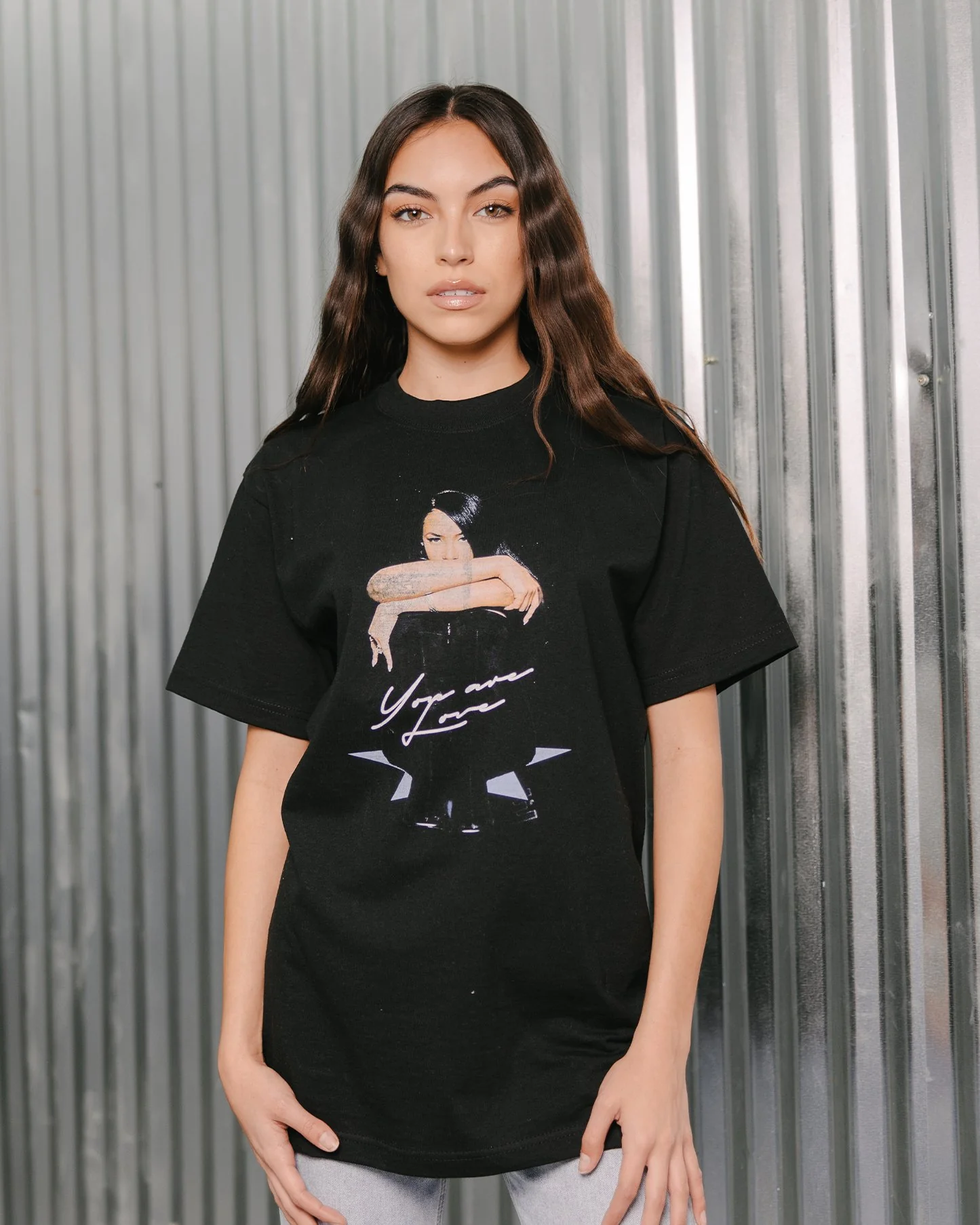 At Your Best Big Face | Heavyweight Black Graphic Tee - Image 3