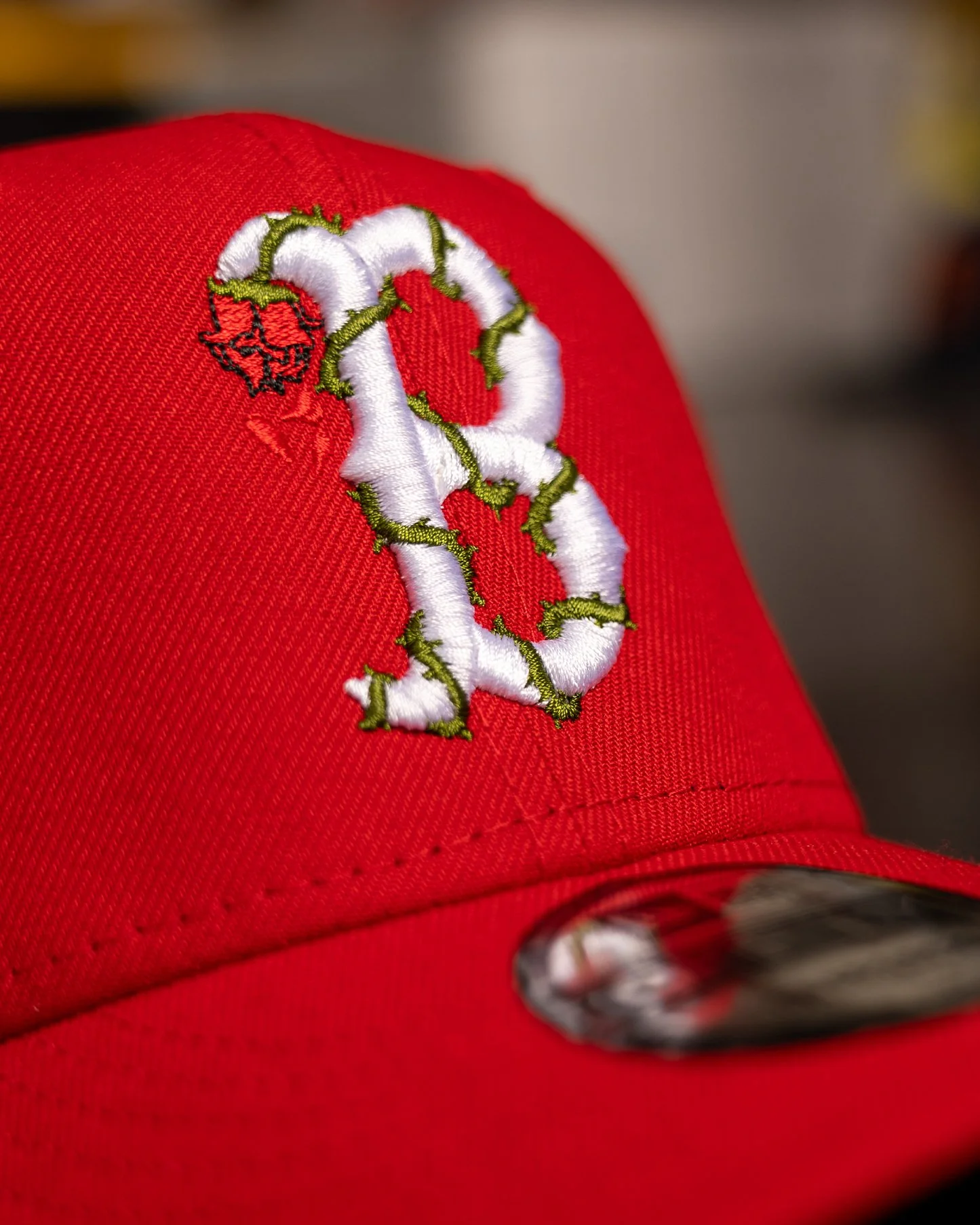 Boston City Rose New Era Red Snapback - Image 2
