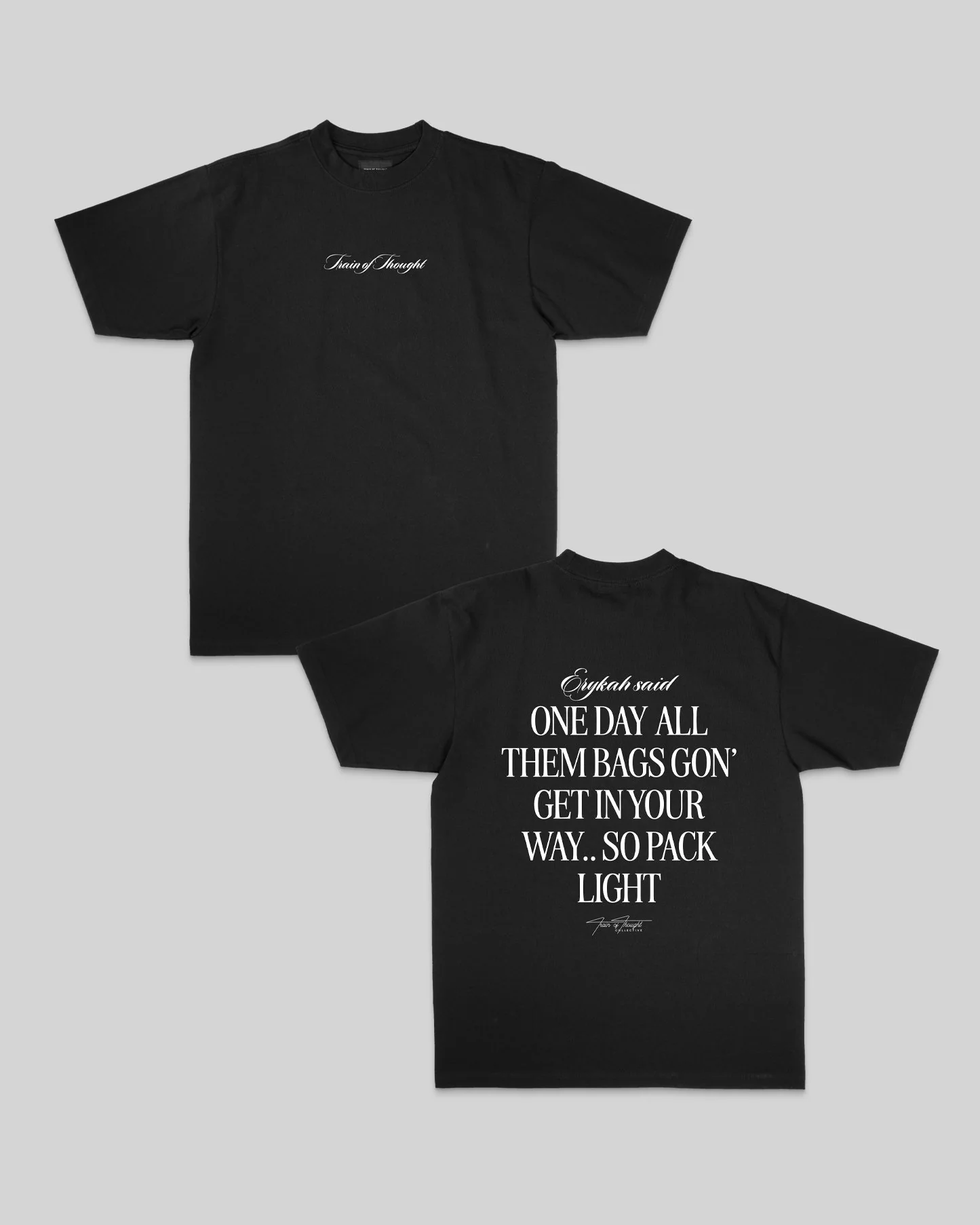 BADU Said | Heavyweight Black Graphic Tee