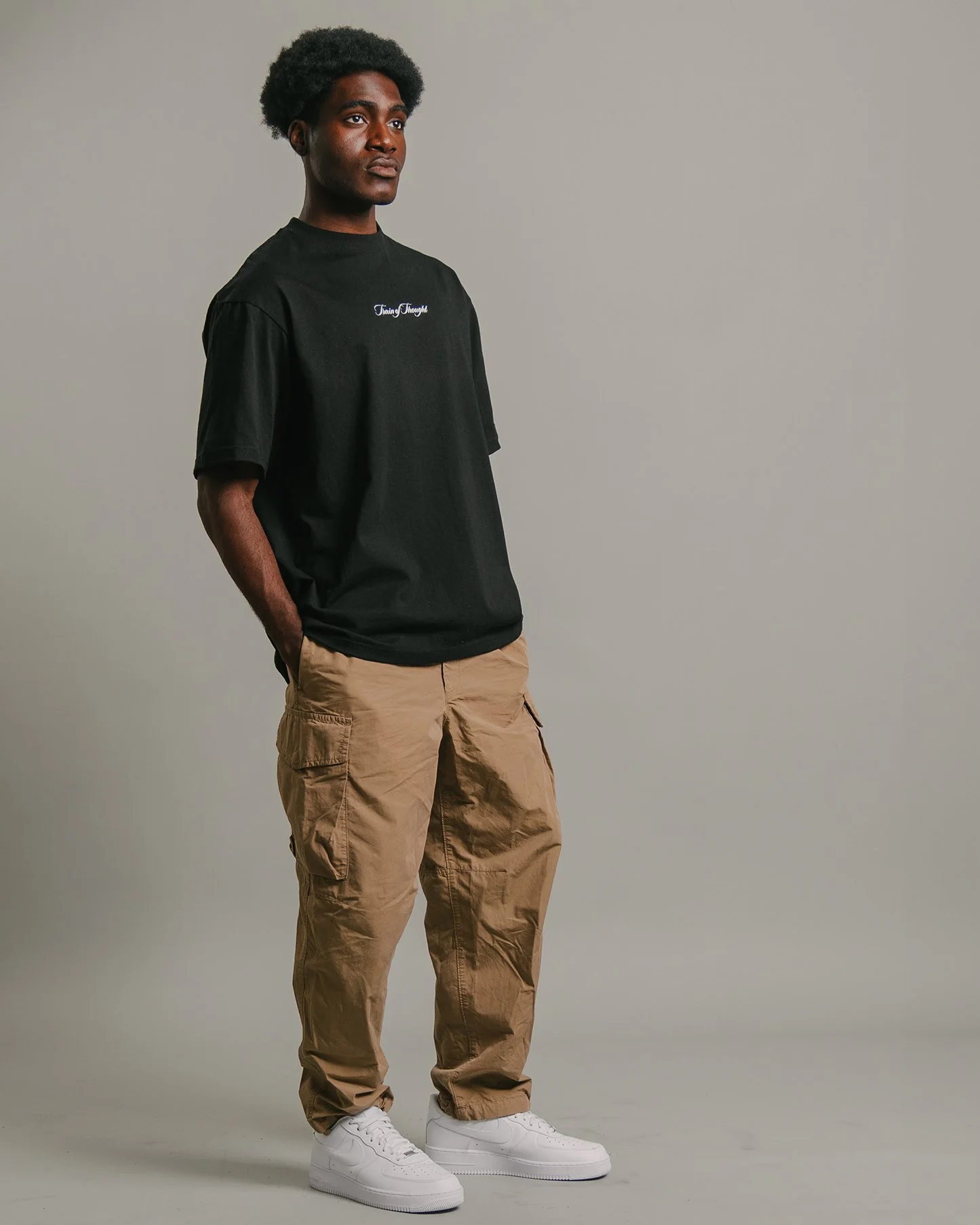 BADU Said | Heavyweight Black Graphic Tee - Image 2