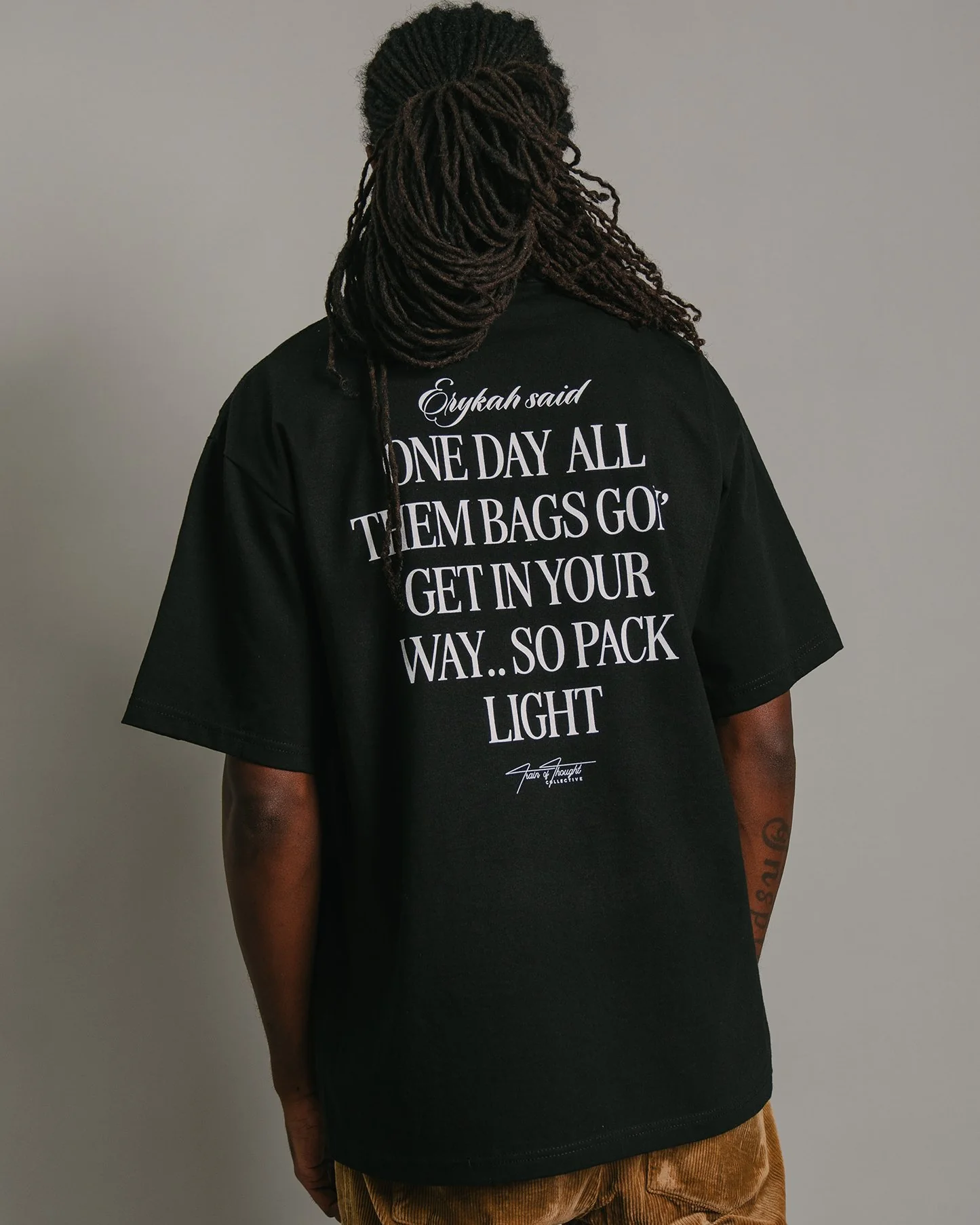 BADU Said | Heavyweight Black Graphic Tee - Image 4