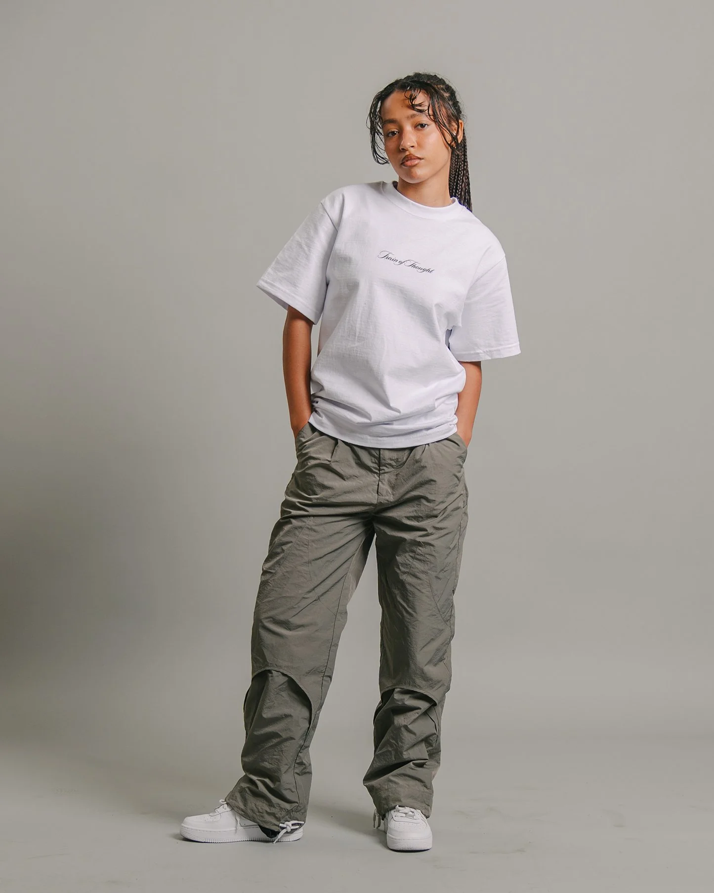 BADU Said | Heavyweight White Graphic Tee - Image 2