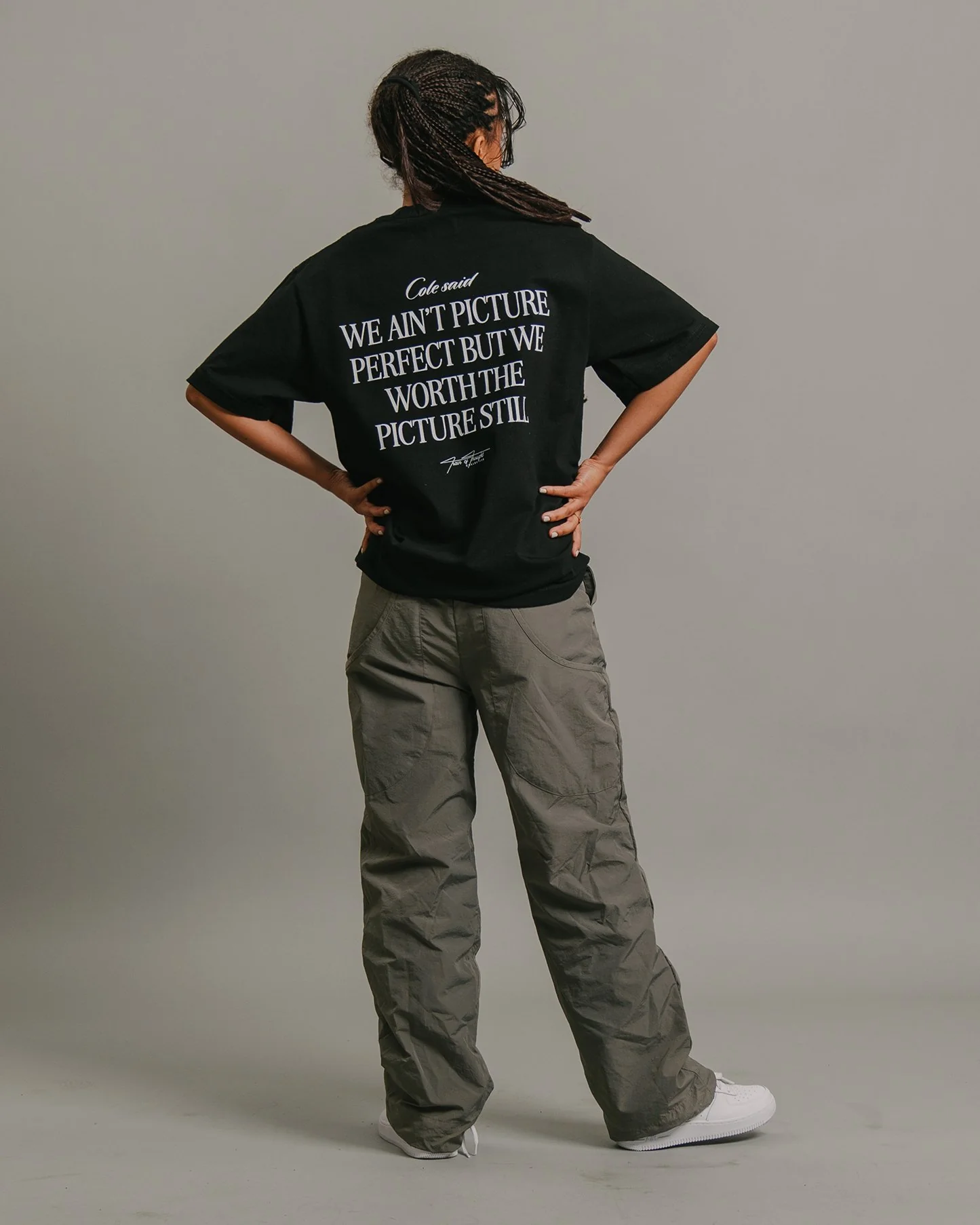 COLE Said | Heavyweight Black Graphic Tee - Image 3