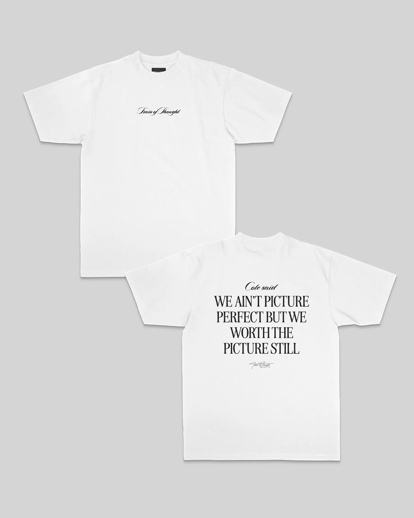COLE Said | Heavyweight White Graphic Tee