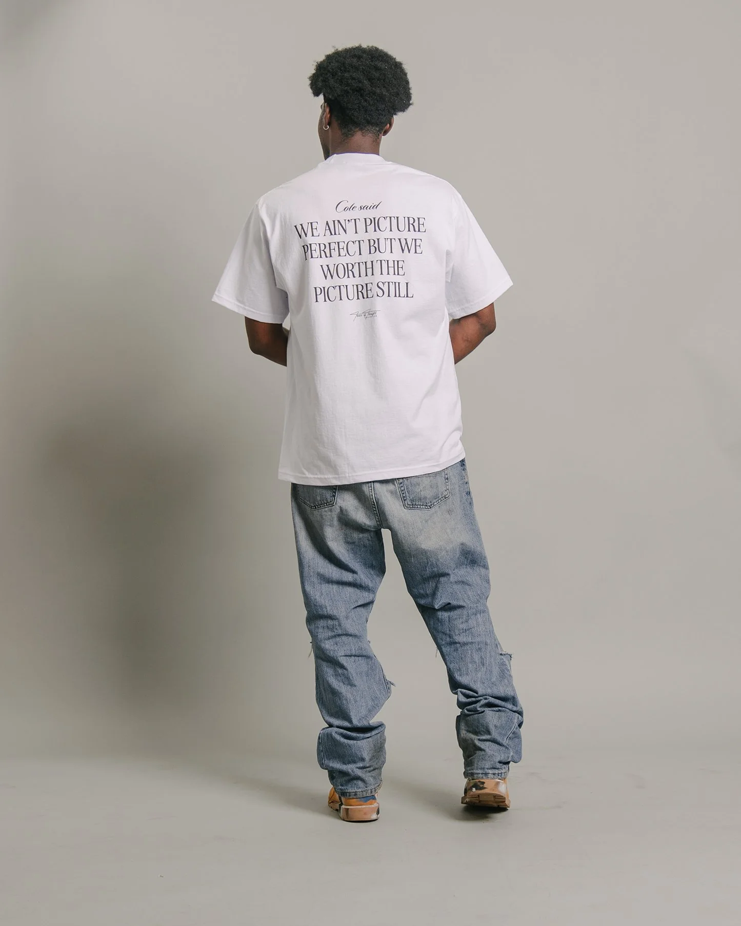 COLE Said | Heavyweight White Graphic Tee - Image 3