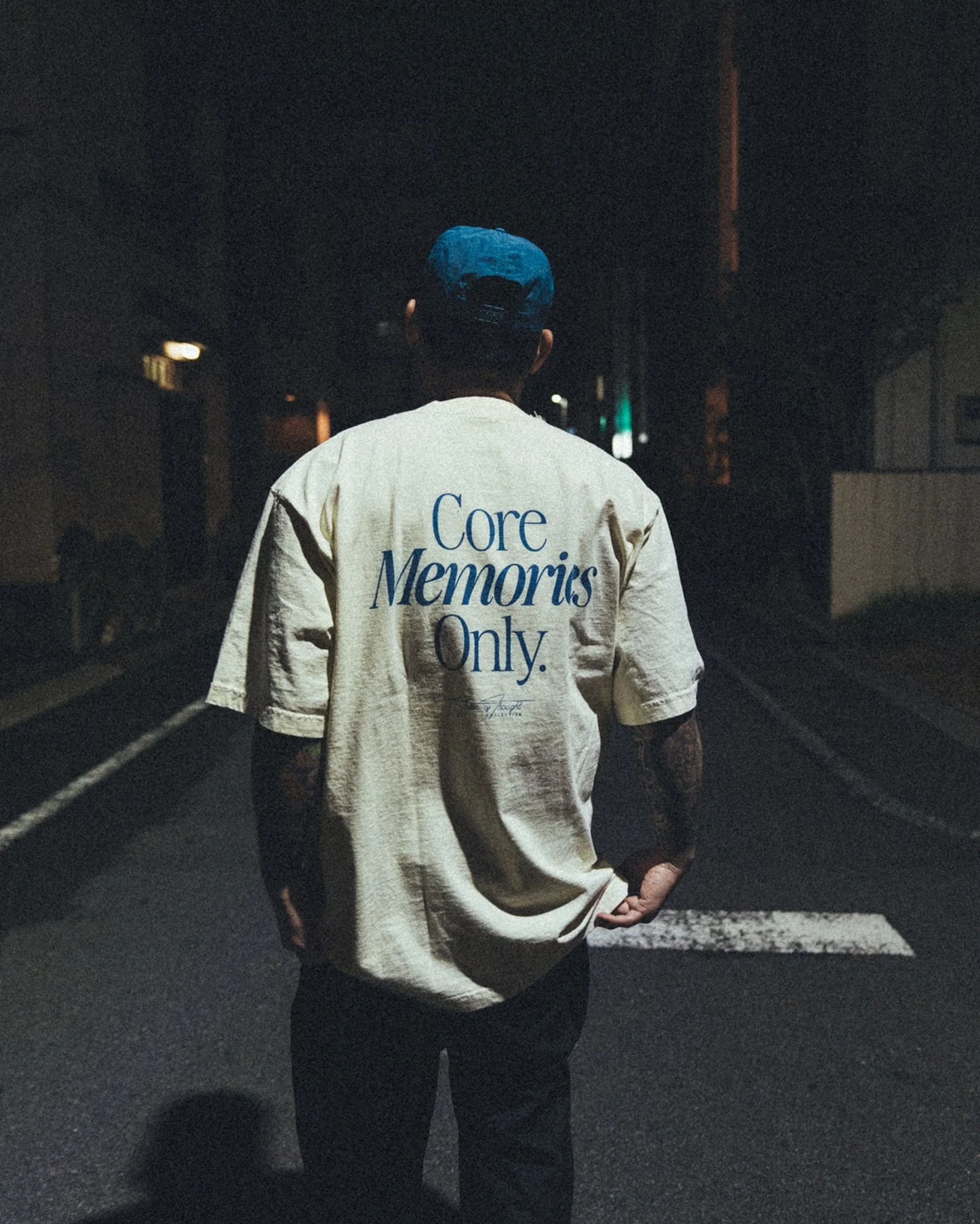 Core Memories | Oversized Cream Graphic Tee - Image 2