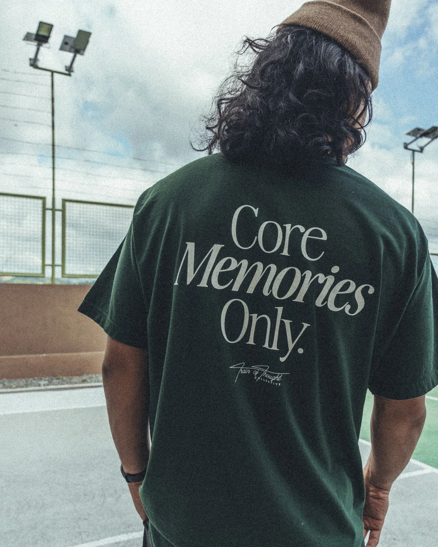 Core Memories | Oversized Green Graphic Tee - Image 2
