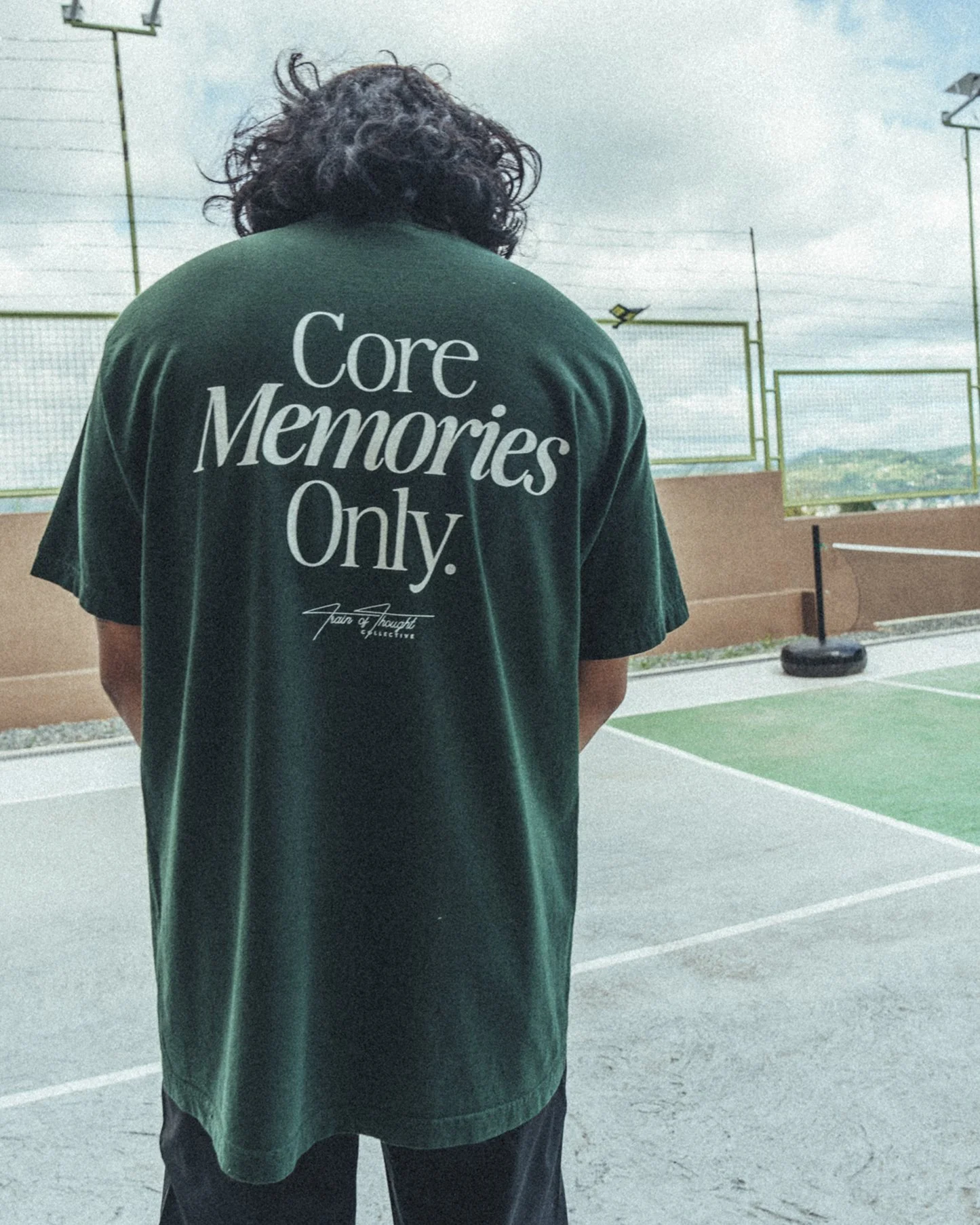 Core Memories | Oversized Green Graphic Tee - Image 3