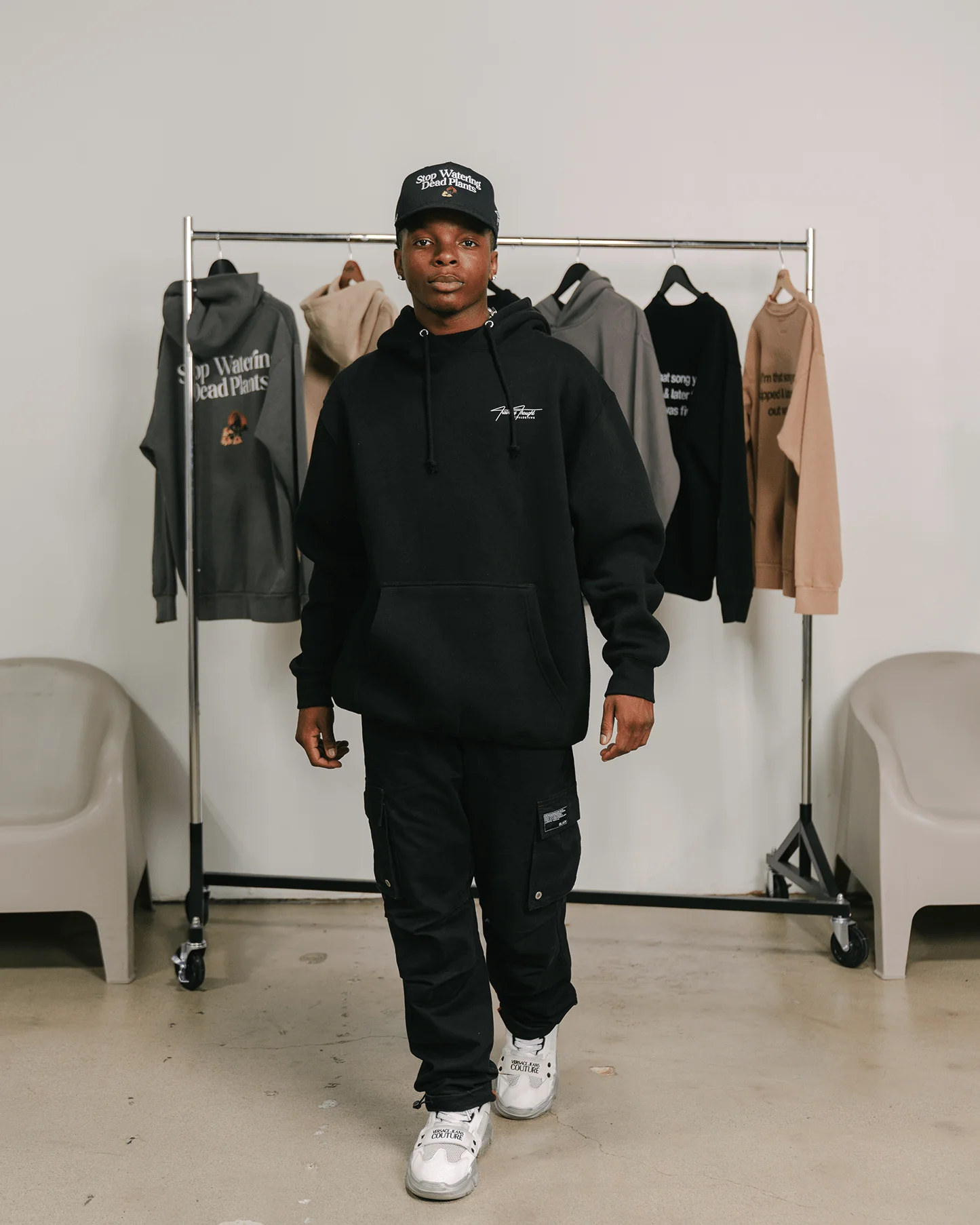 Don't Skip | Black Pullover Hoodie - Image 4