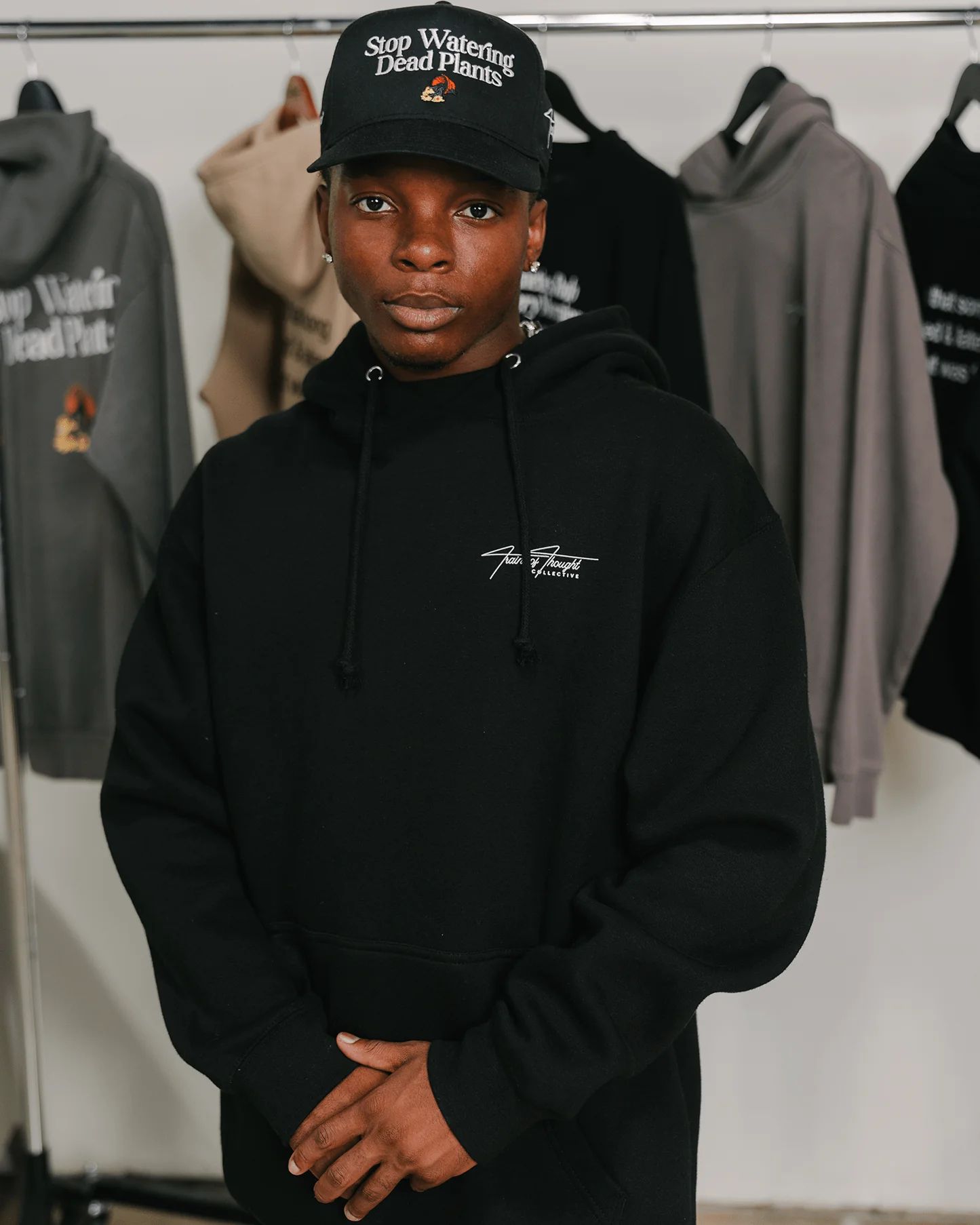 Don't Skip | Black Pullover Hoodie - Image 6