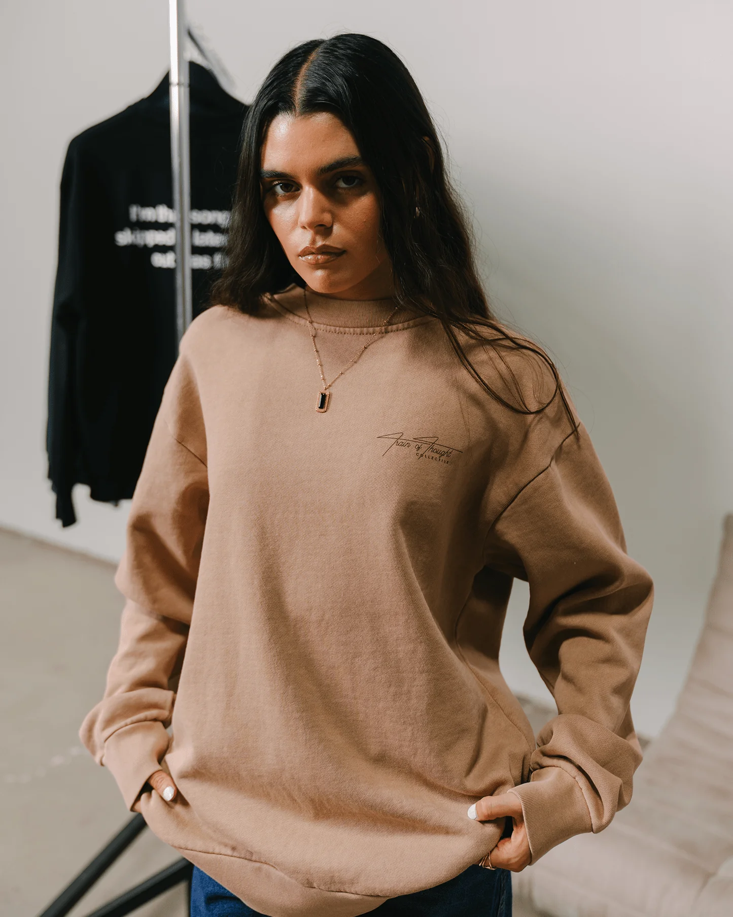 Don't Skip | Mushroom Crewneck Sweatshirt - Image 5