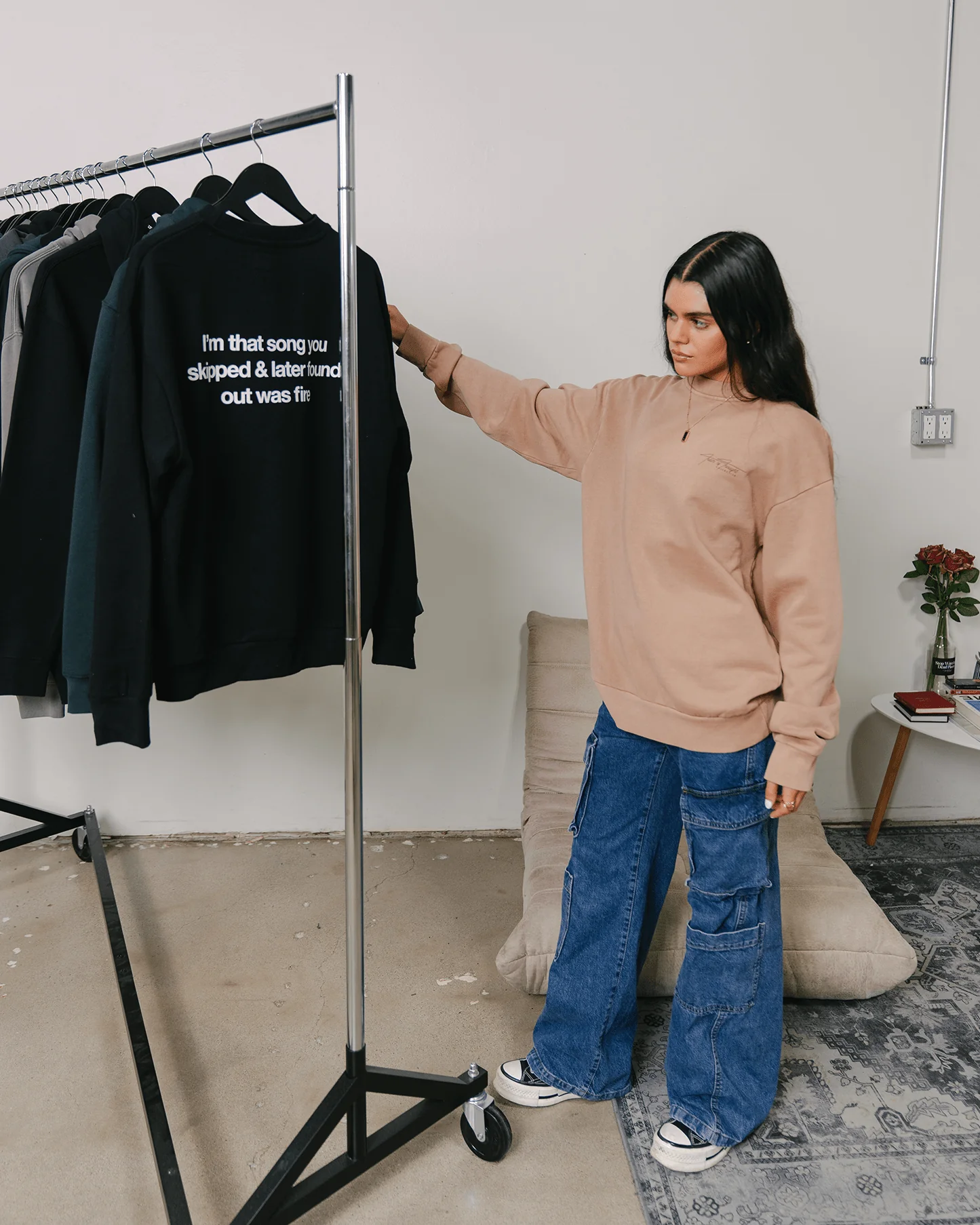 Don't Skip | Mushroom Crewneck Sweatshirt - Image 6
