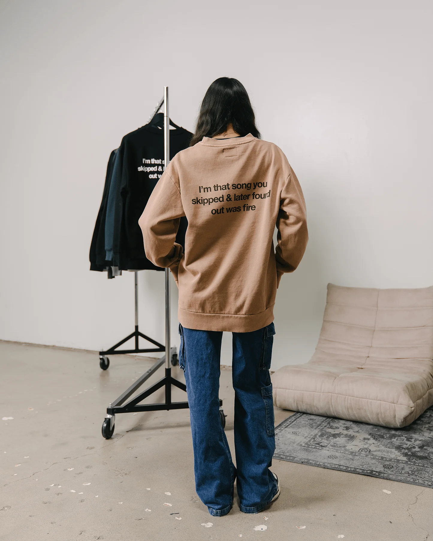 Don't Skip | Mushroom Crewneck Sweatshirt - Image 7