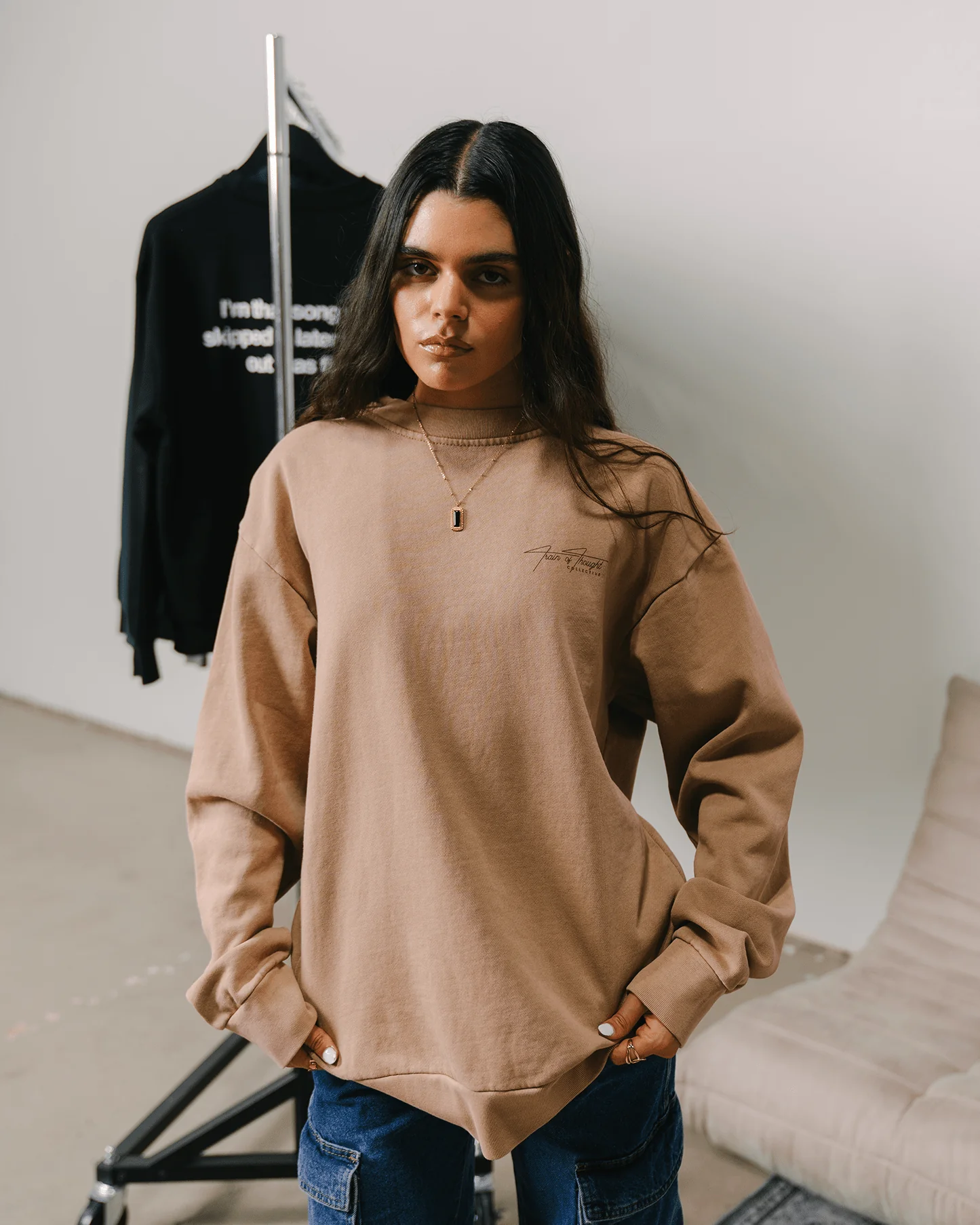 Don't Skip | Mushroom Crewneck Sweatshirt - Image 8