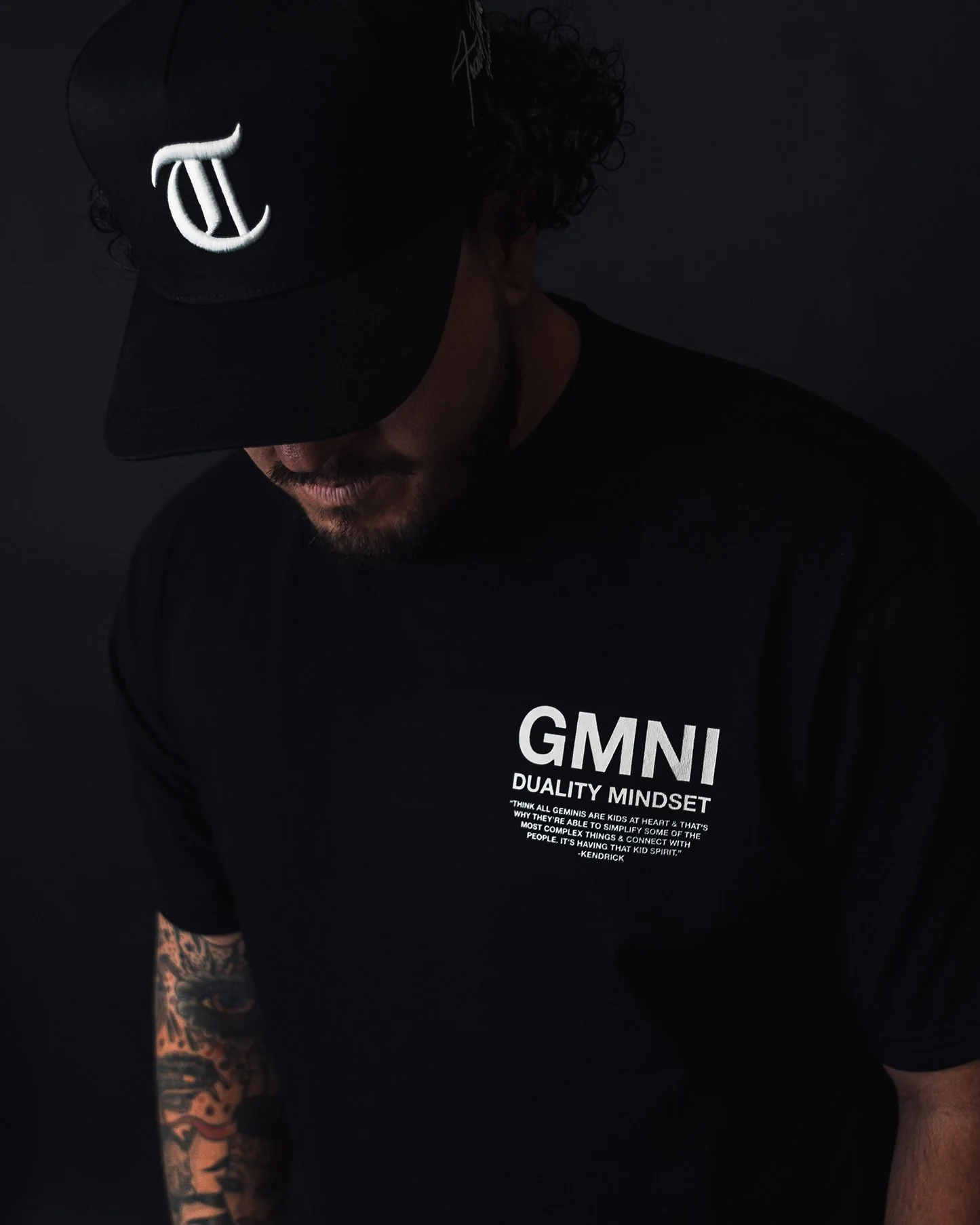 Duality Mindset | Heavyweight Black Graphic Tee - Image 4