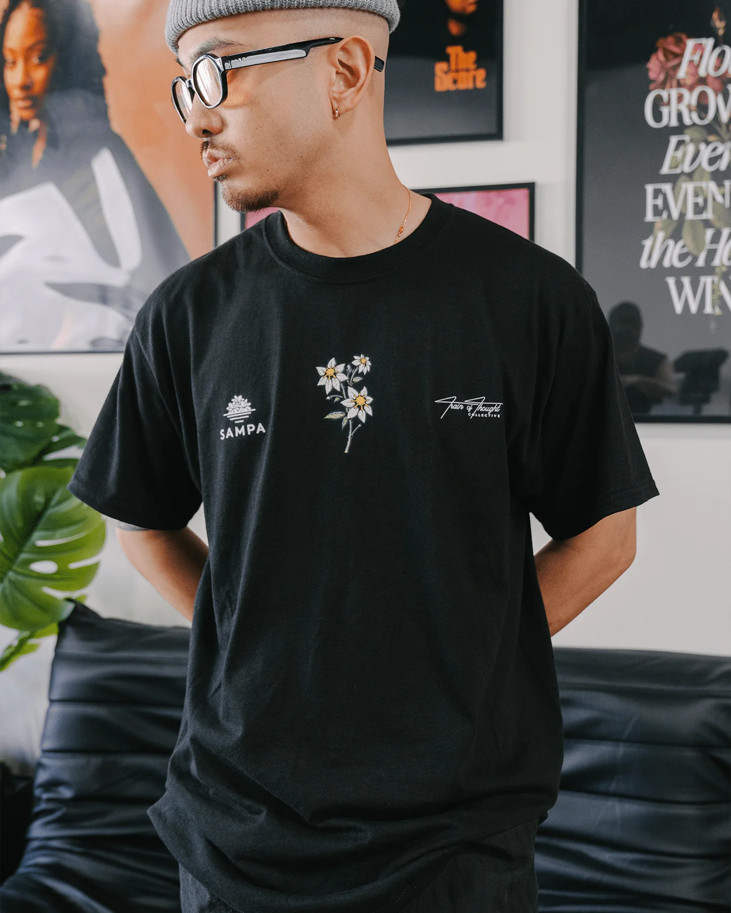 Food For Thought Tee Vol. 3 | Black Classic Tee - Image 4