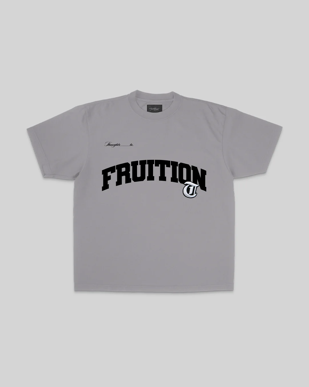 Fruition V2 | Oversized Cement Applique Graphic Tee
