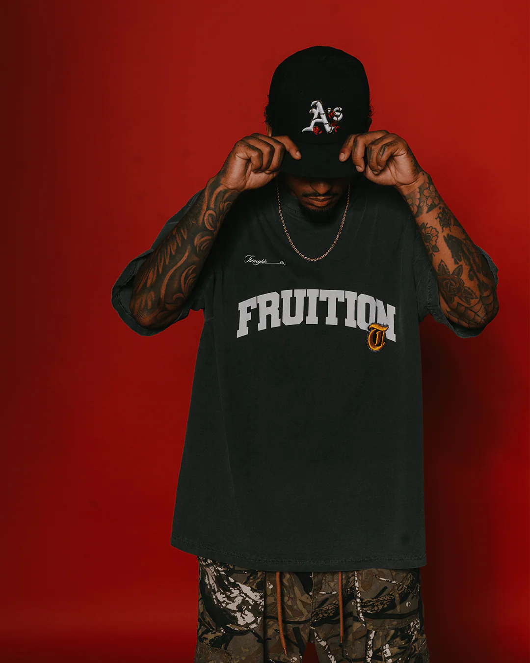 Fruition V2 | Oversized Shadow Applique Graphic Tee - Image 2