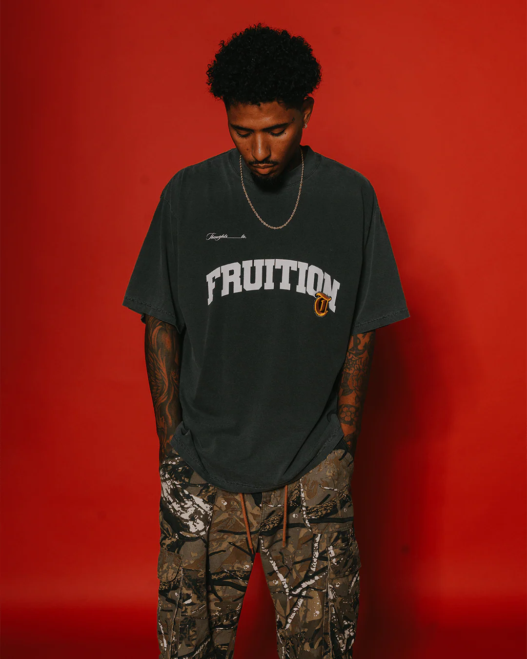 Fruition V2 | Oversized Shadow Applique Graphic Tee - Image 3