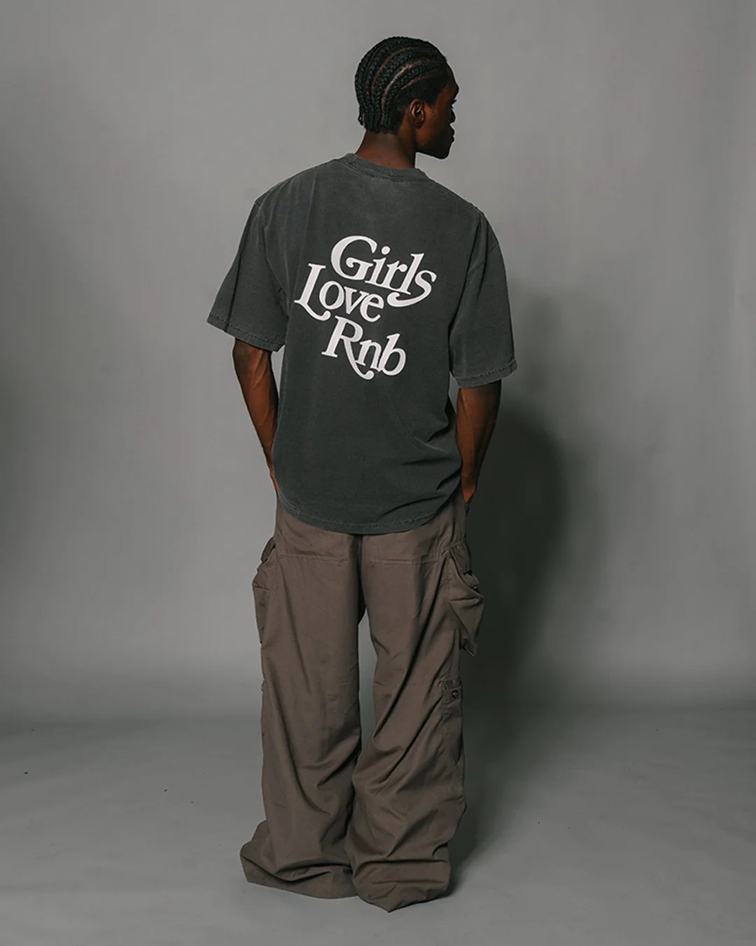 Girls Love Rnb V3 | Oversized Shadow Graphic Tee - Image 5