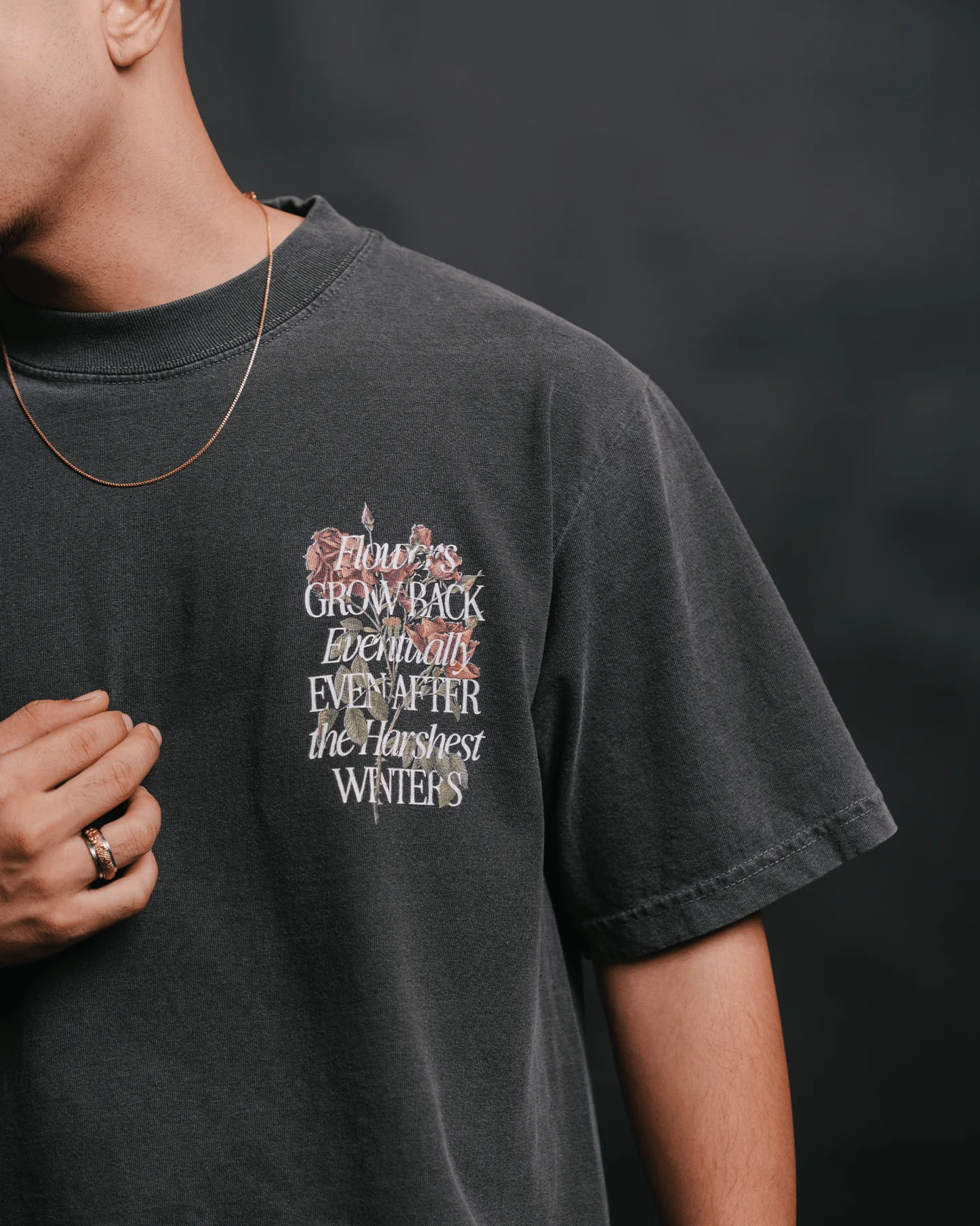 Growth Eventually V2 | Oversized Shadow Graphic Tee - Image 6