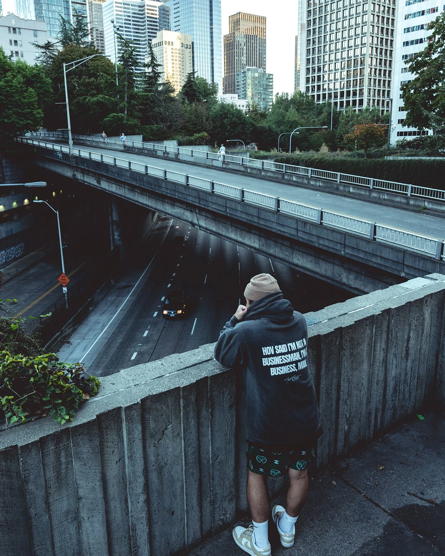 HOV Said | Black Pullover Hoodie - Image 3