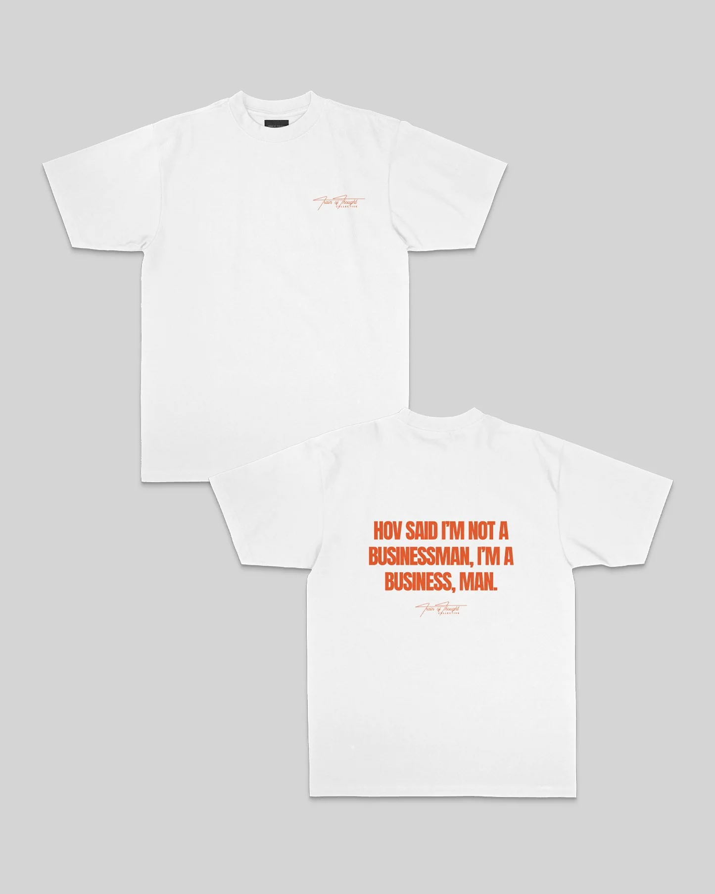 HOV Said | Heavyweight White Graphic Tee