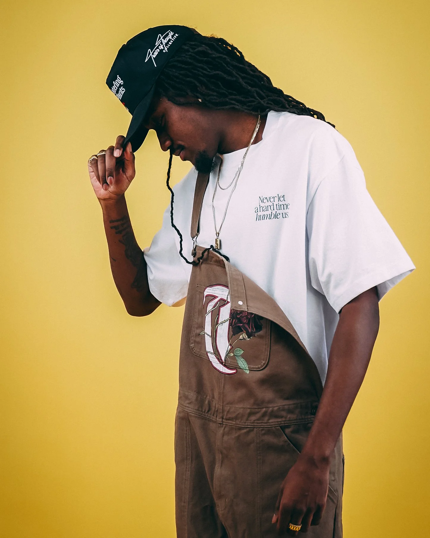 Humble | Heavyweight White Graphic Tee - Image 4