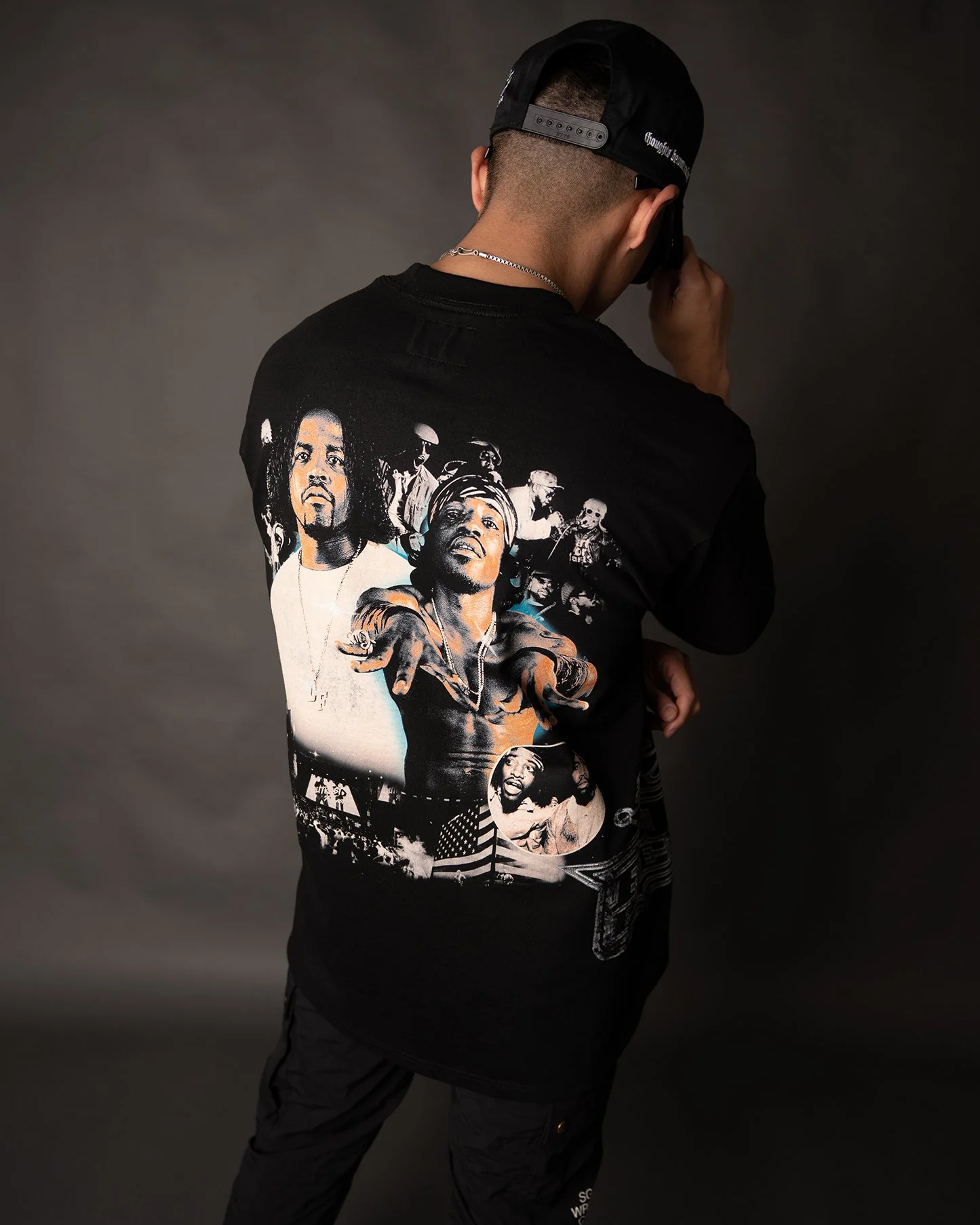 INTL Players Anthem Rap | Heavyweight Black Graphic Tee - Image 3