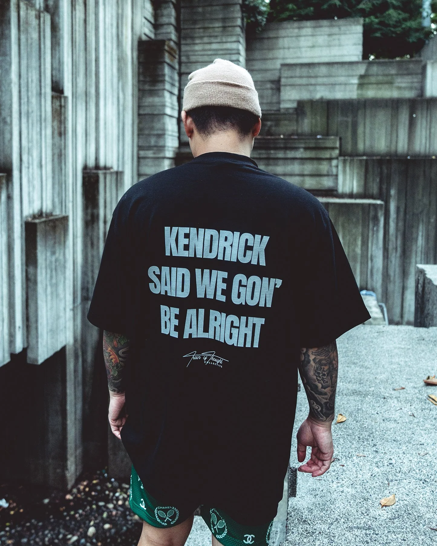 Kendrick Said | Heavyweight Black Graphic Tee - Image 2