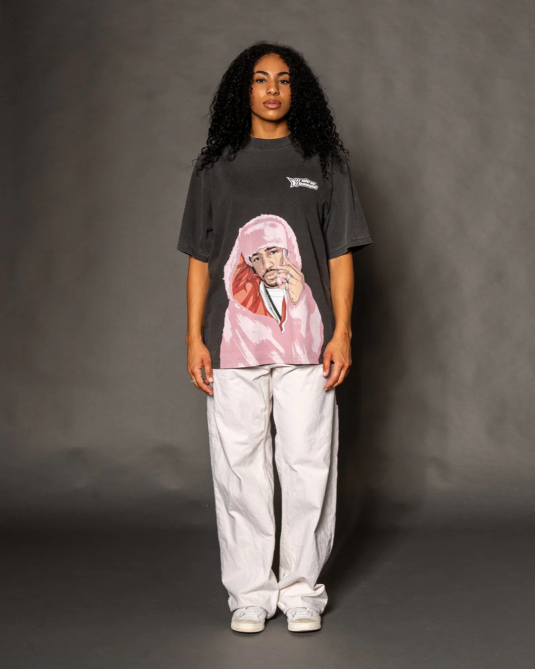 Killa Big Face | Oversized Shadow Graphic Tee - Image 2