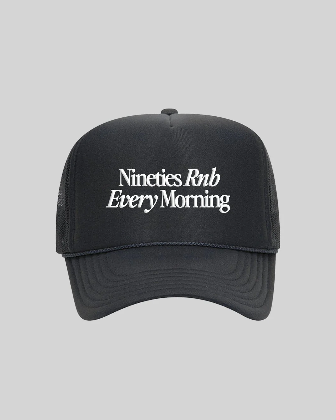 Lyrics Matter | Black Trucker Hat - Image 4
