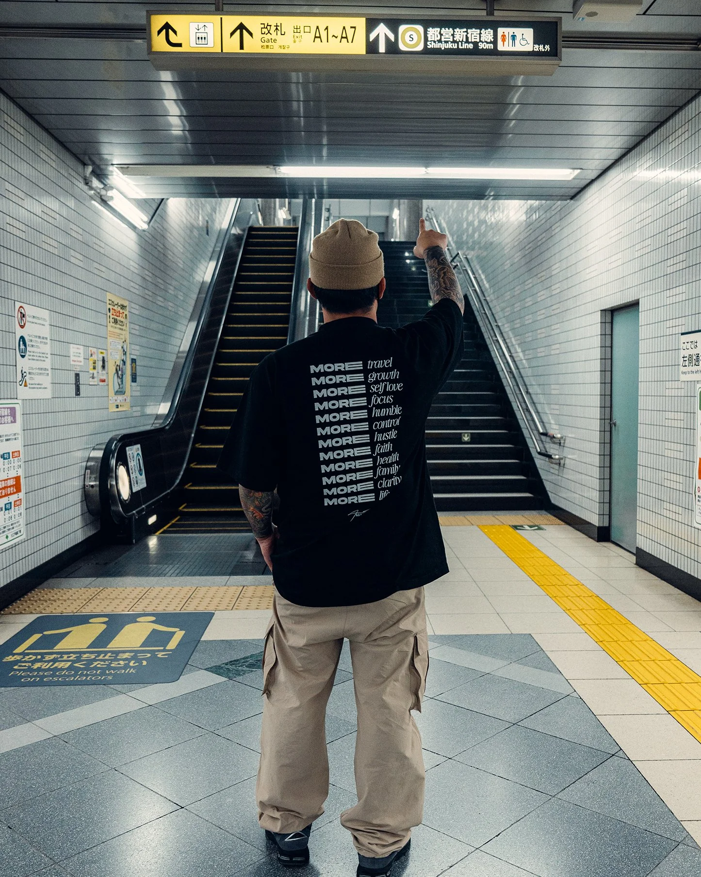 More Life | Heavyweight Black Graphic Tee - Image 4