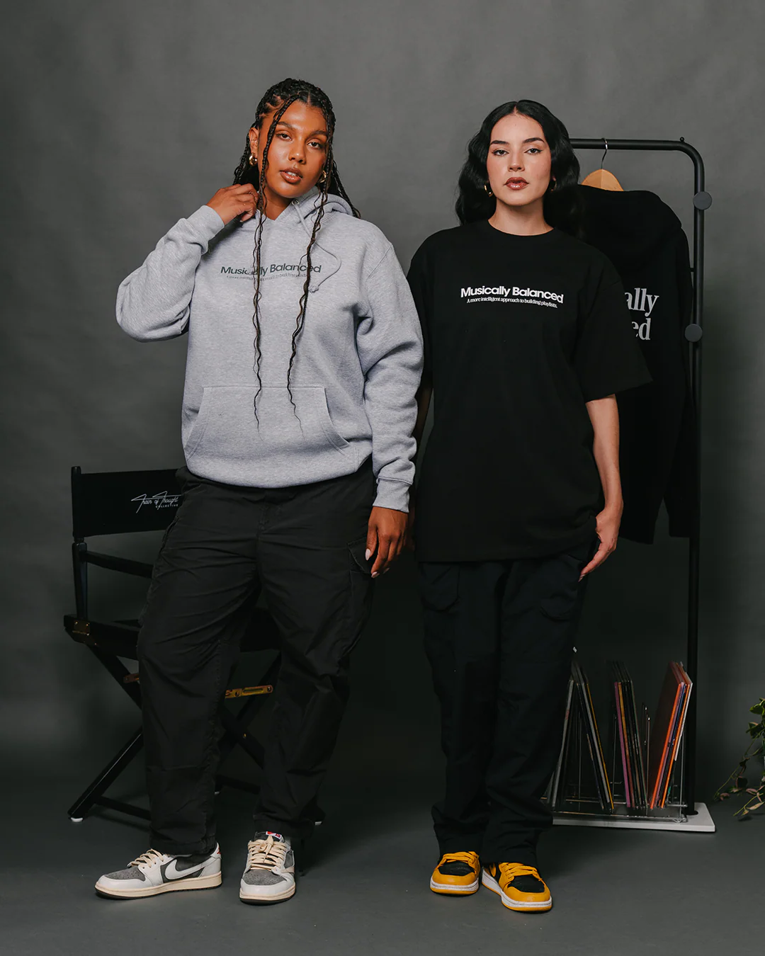 Musically Balanced 2.0 | Black Pullover Hoodie - Image 3