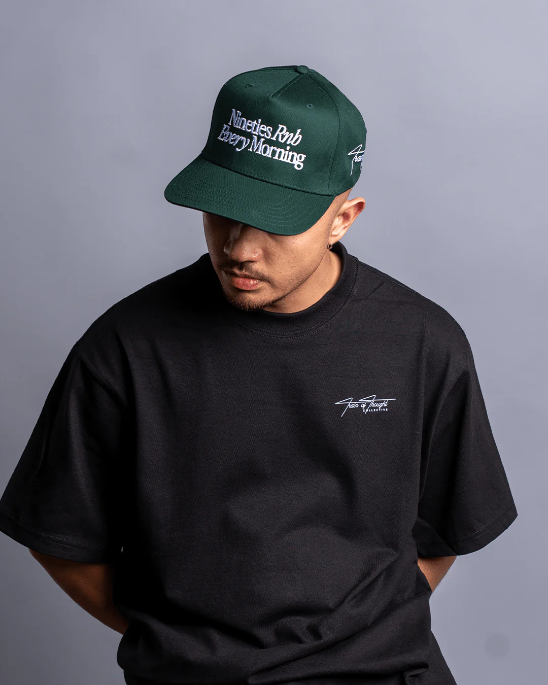 Nineties Rnb Every Morning | Green Snapback - Image 2