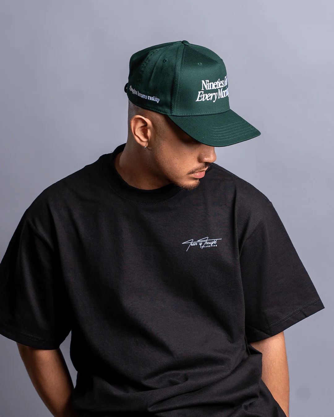 Nineties Rnb Every Morning | Green Snapback - Image 3