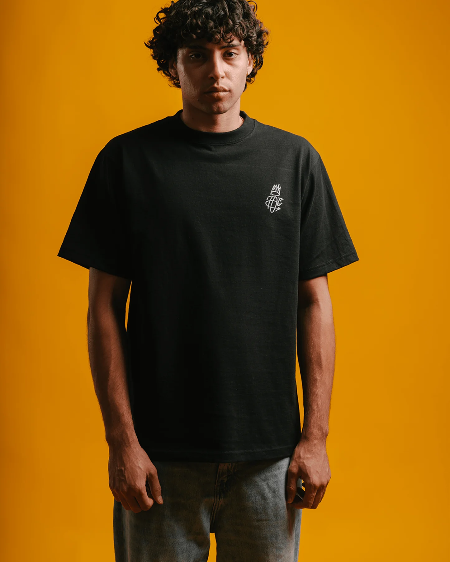 No Face COLE | Heavyweight Black Graphic Tee - Image 4