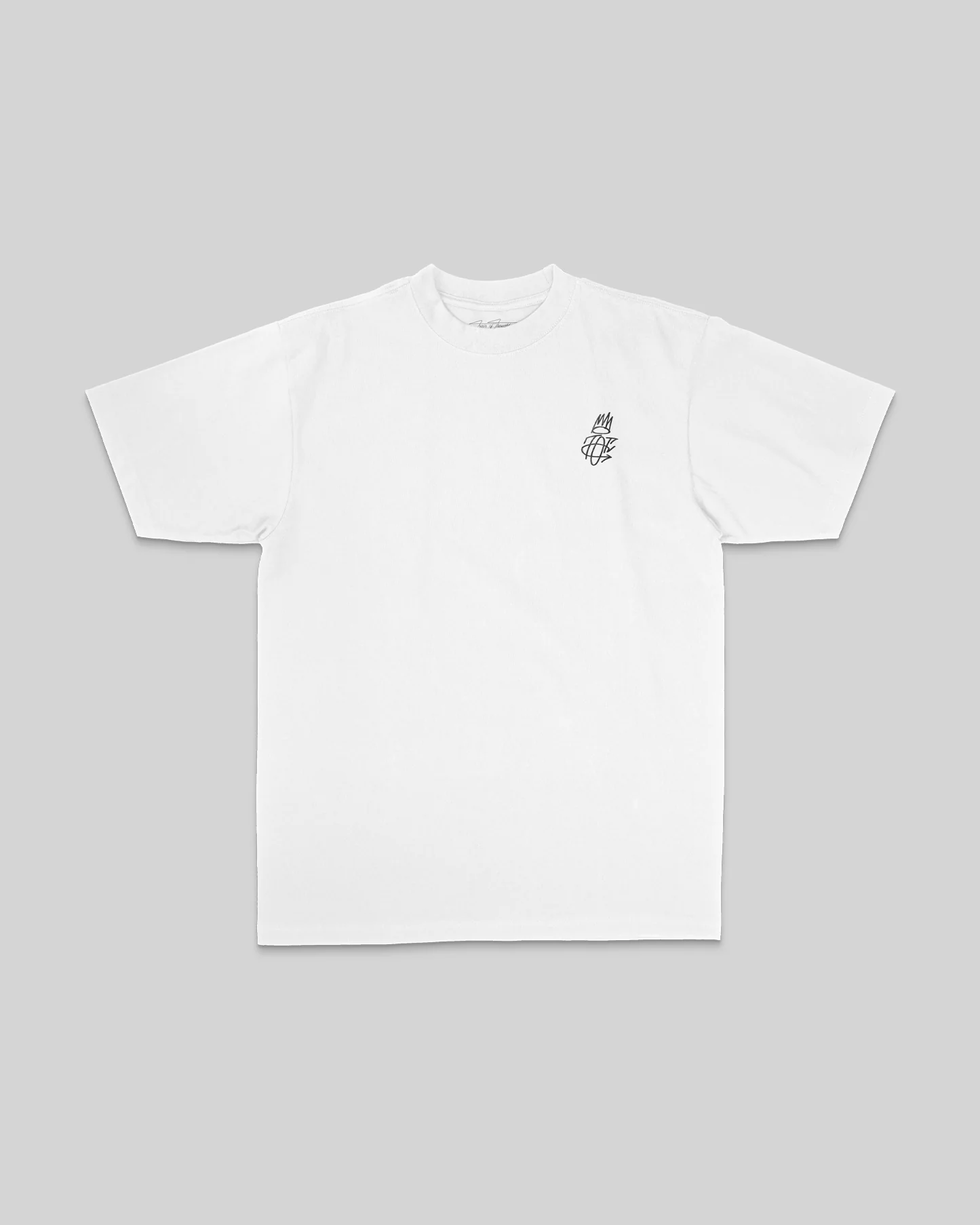 No Face COLE | Heavyweight White Graphic Tee - Image 2