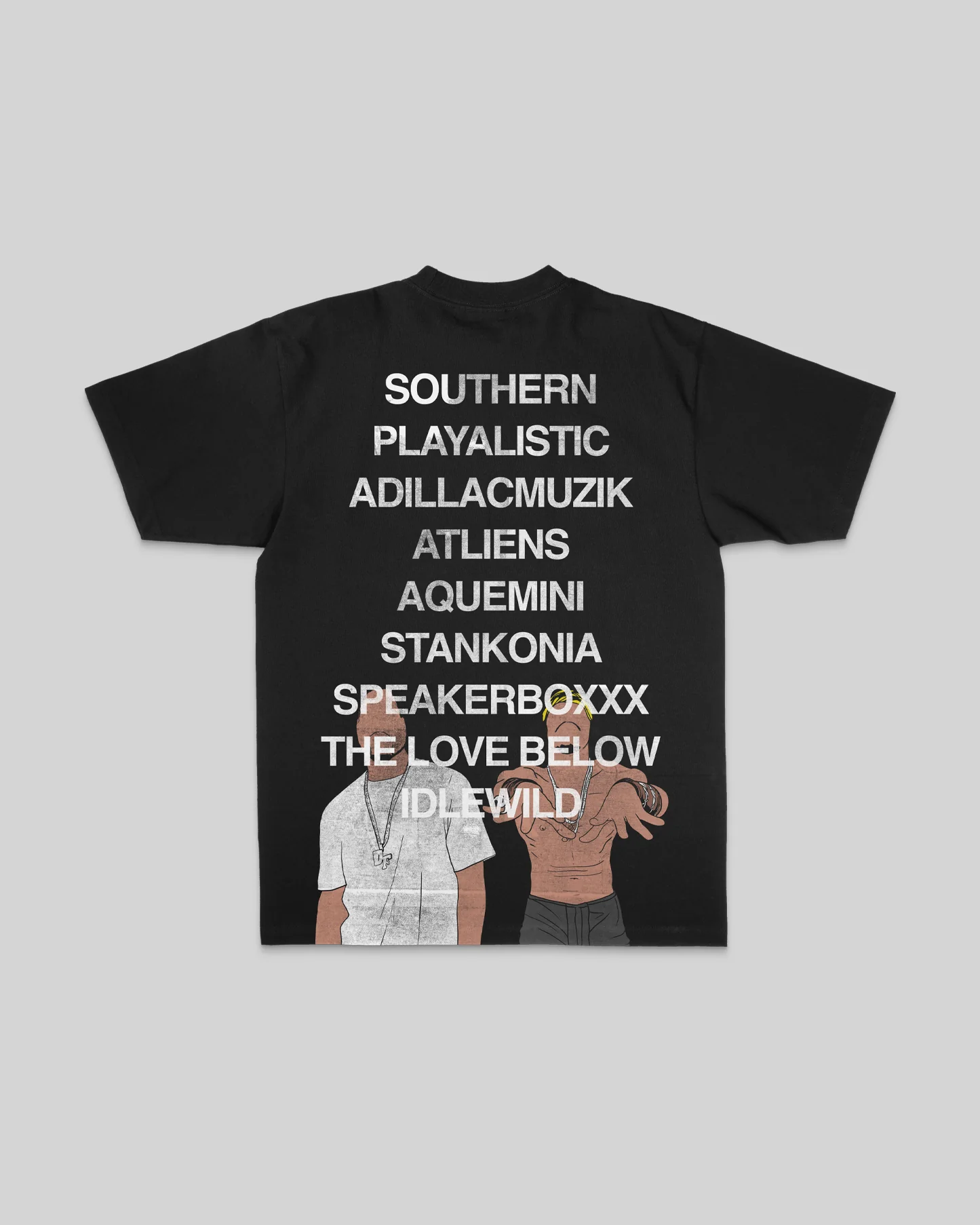 No Face OUTKAST | Heavyweight Black Graphic Tee