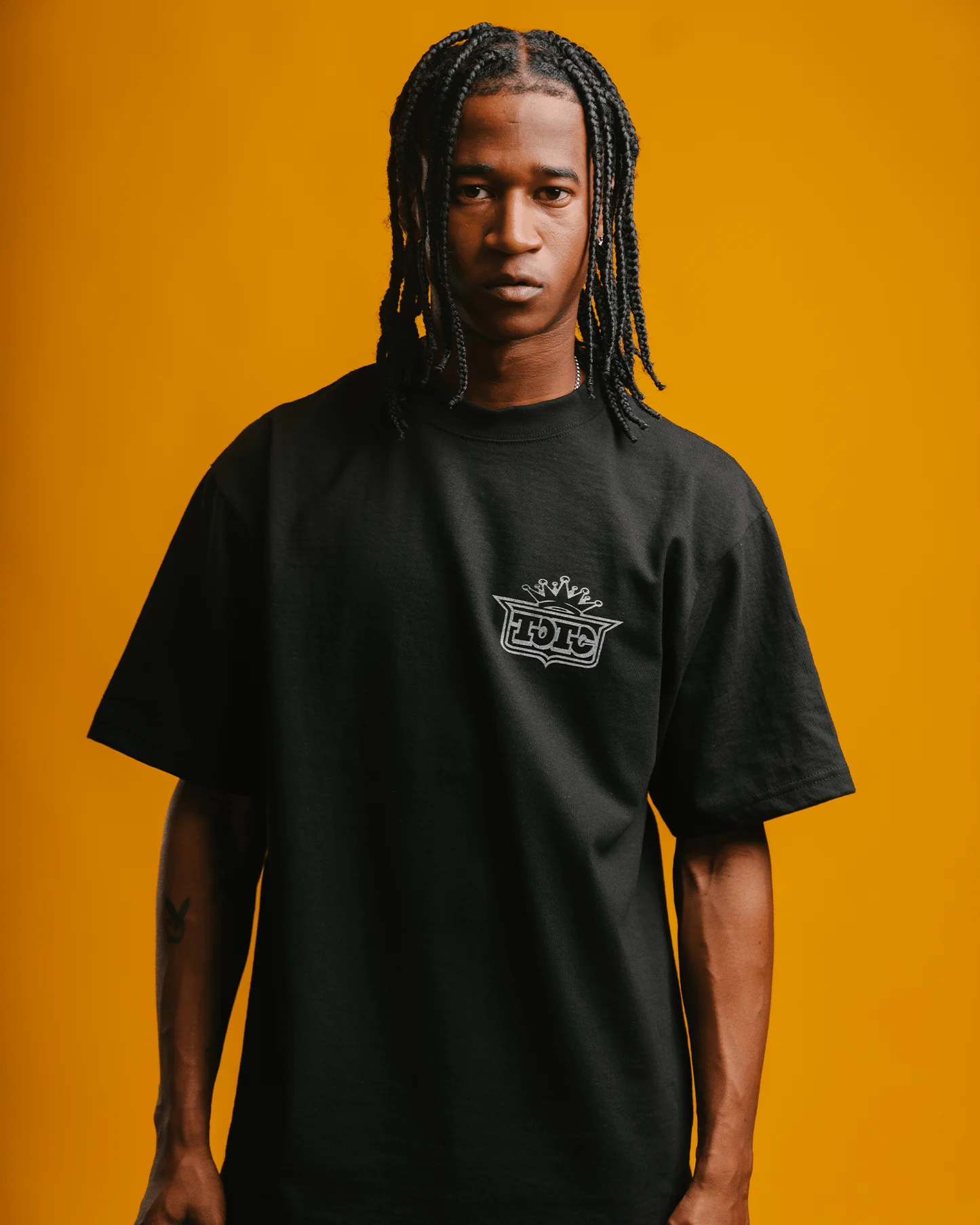 No Face OUTKAST | Heavyweight Black Graphic Tee - Image 4