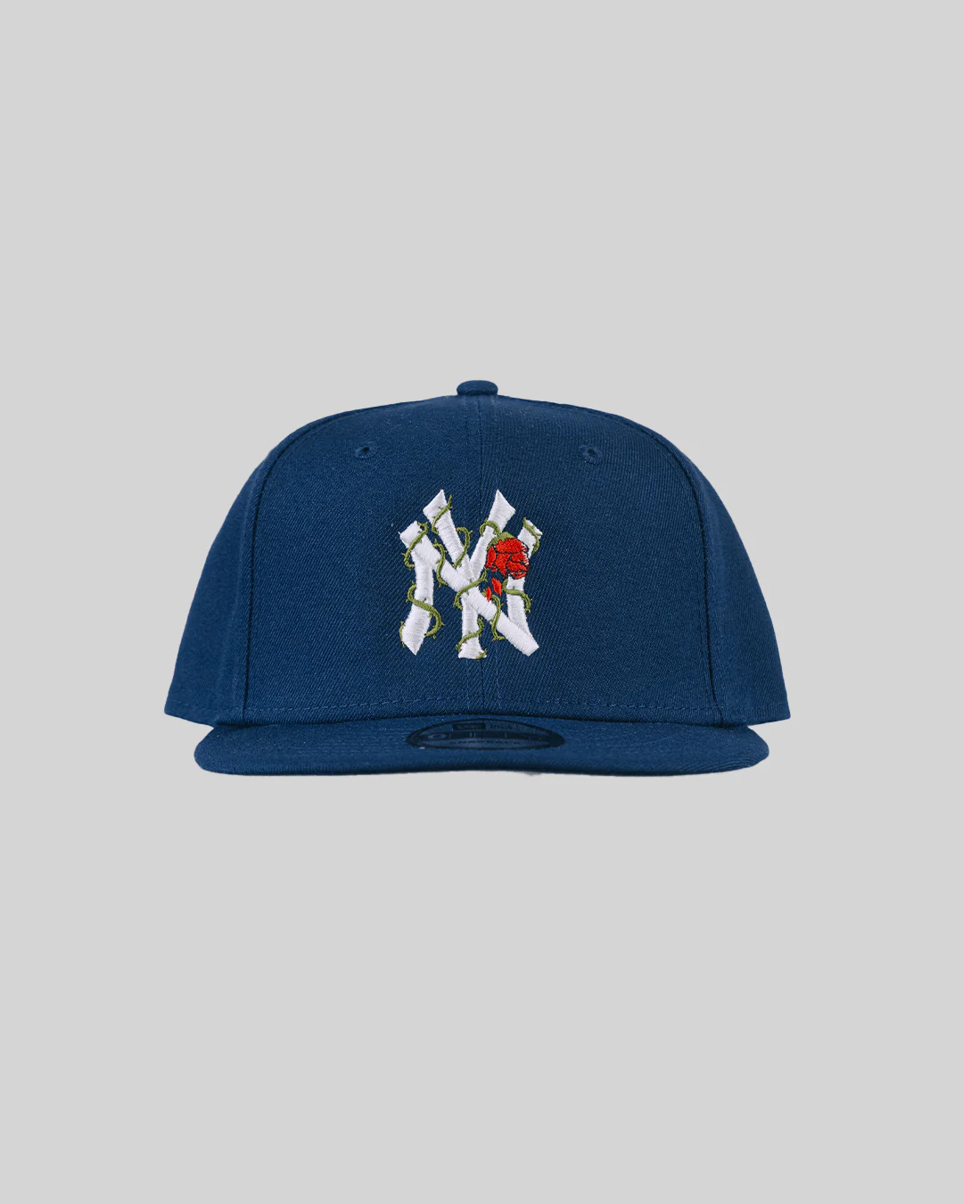 NY City Rose Navy Blue New Era Hat Snapback