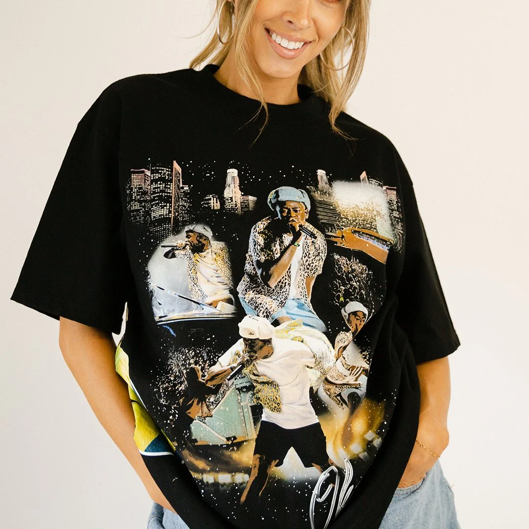 Okinawa Rap | Heavyweight Black Graphic Tee - Image 3