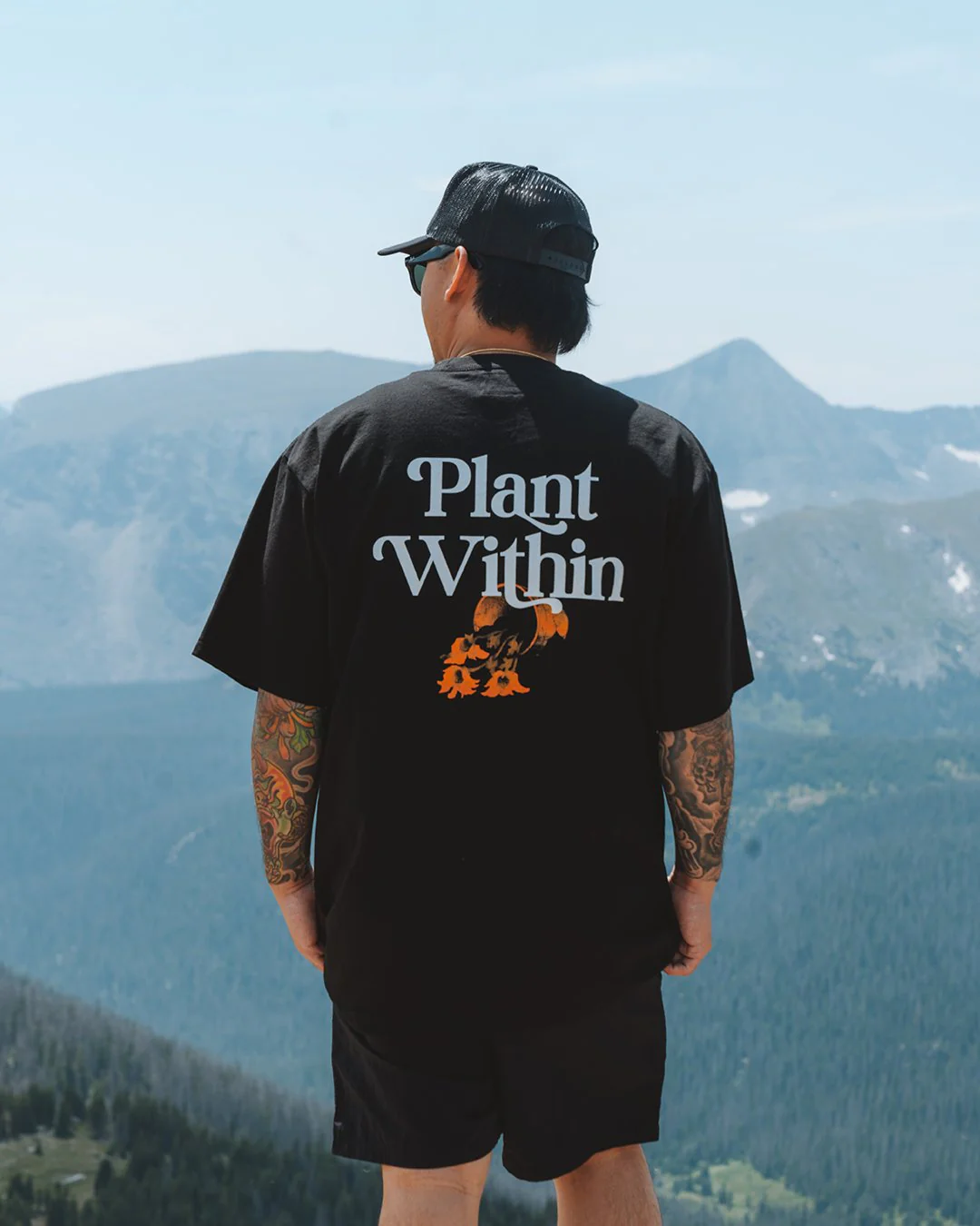 Plant Within | Heavyweight Black Graphic Tee - Image 5
