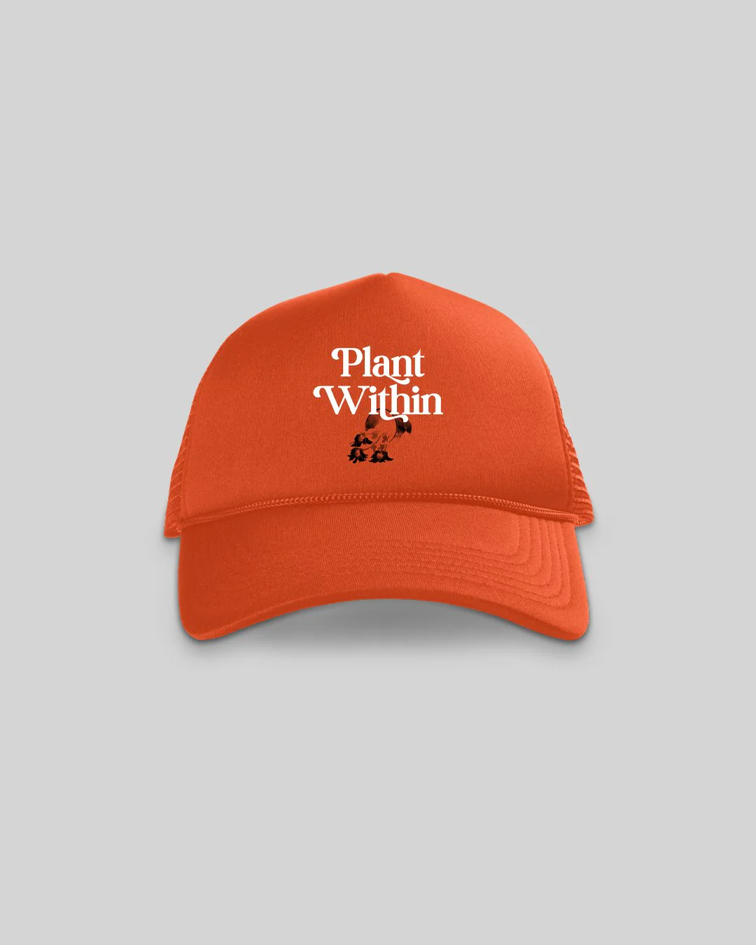 Plant Within | Orange 5 Panel Trucker Hat