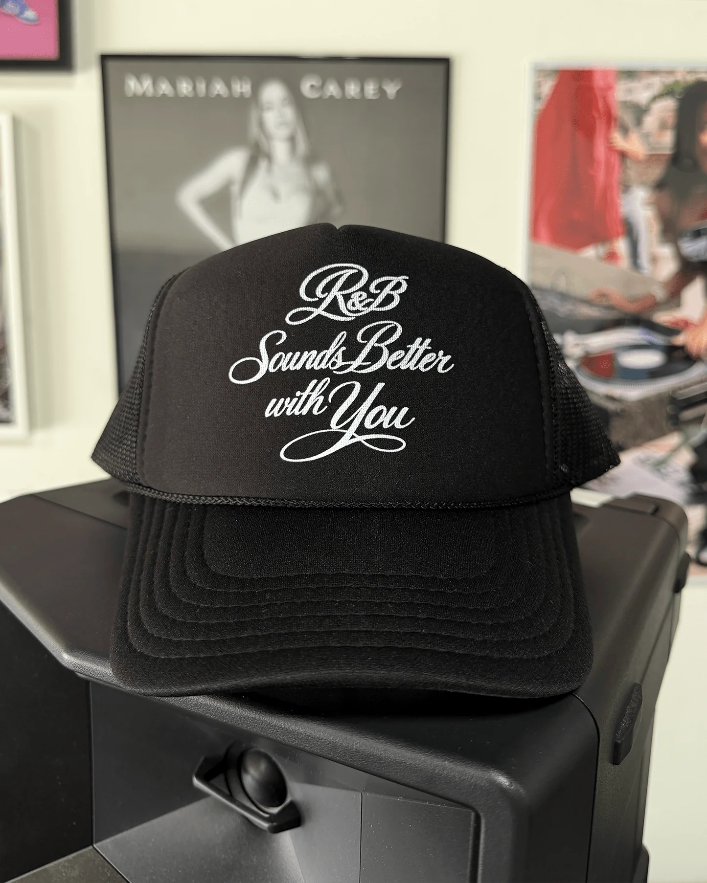 R&B with You | Black Trucker Snapback - Image 3