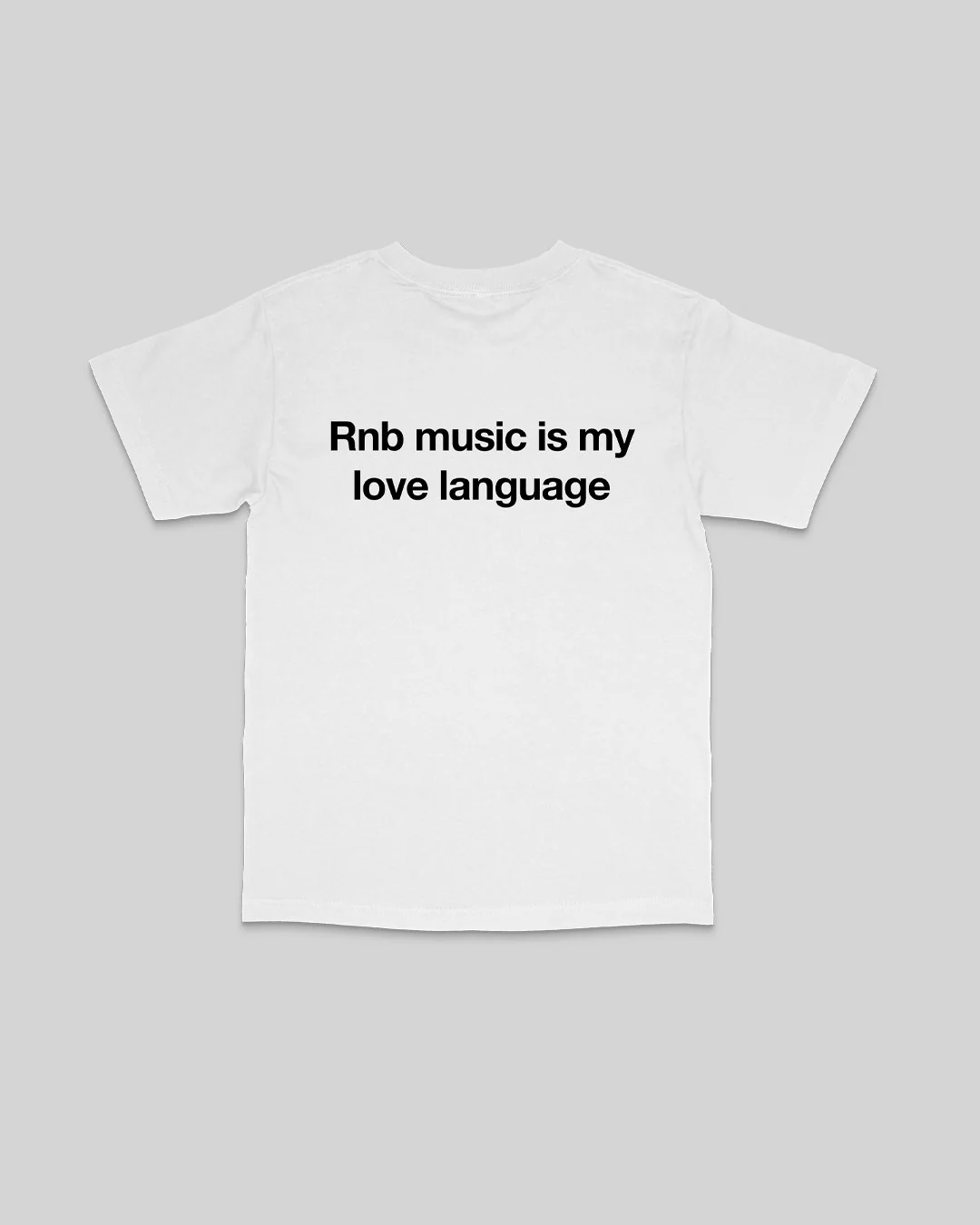 Rnb Language | Classic White Graphic Tee