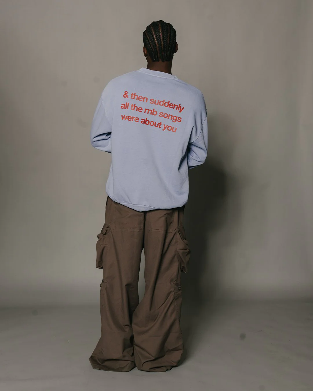 Rnb Songs | Black Crewneck Sweatshirt - Image 4