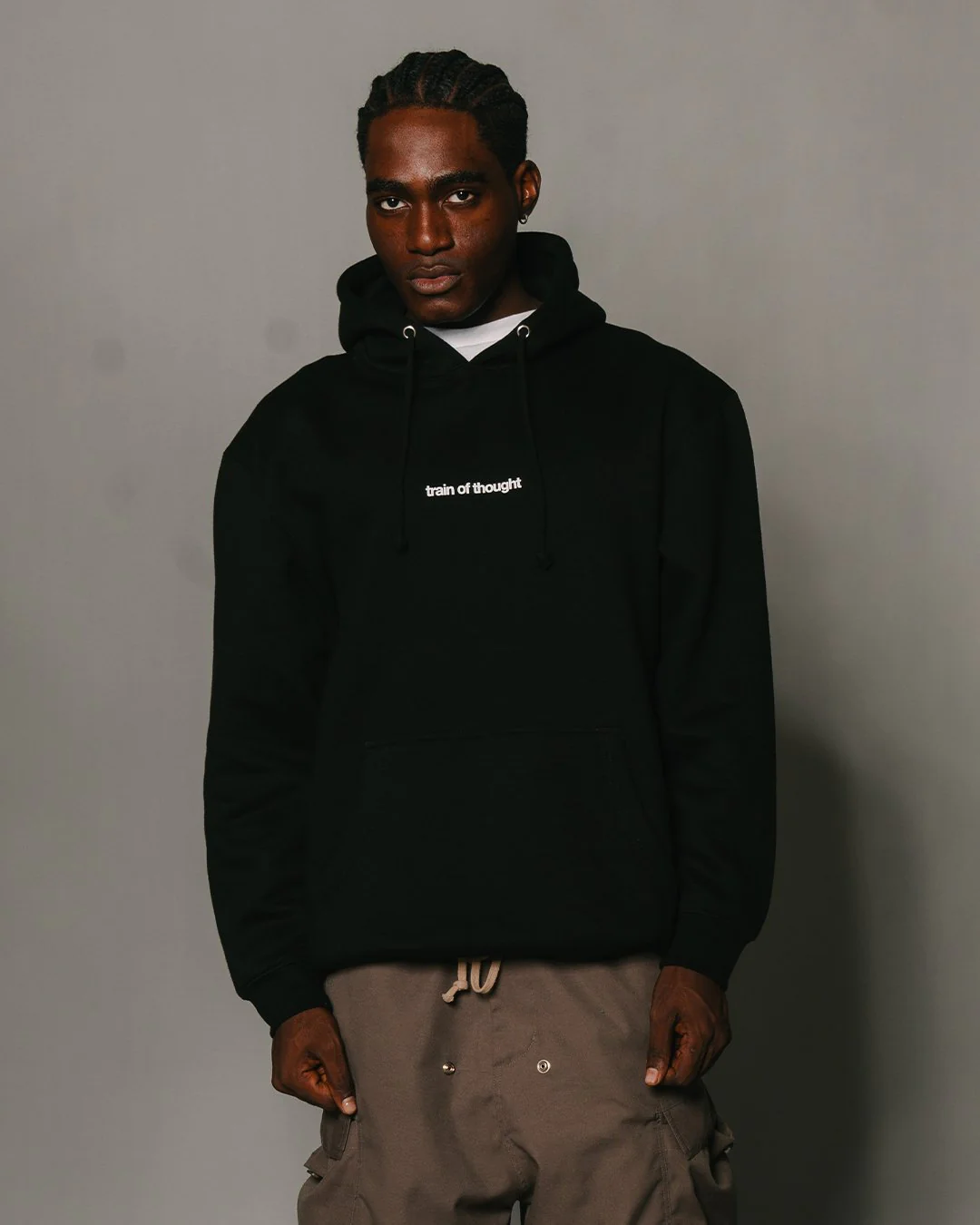 Rnb Songs | Black Pullover Hoodie - Image 4