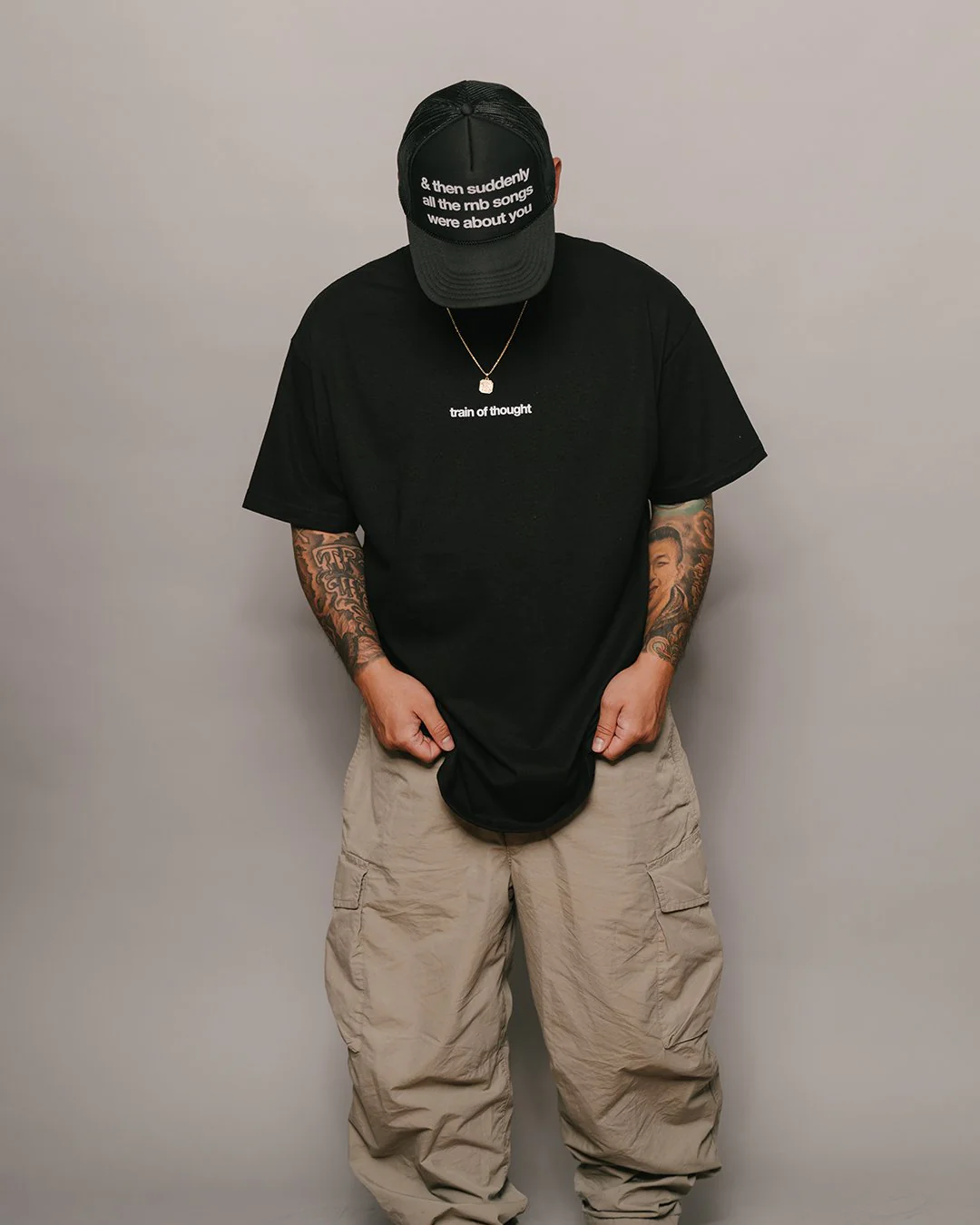 Rnb Songs | Classic Black Graphic Tee - Image 2